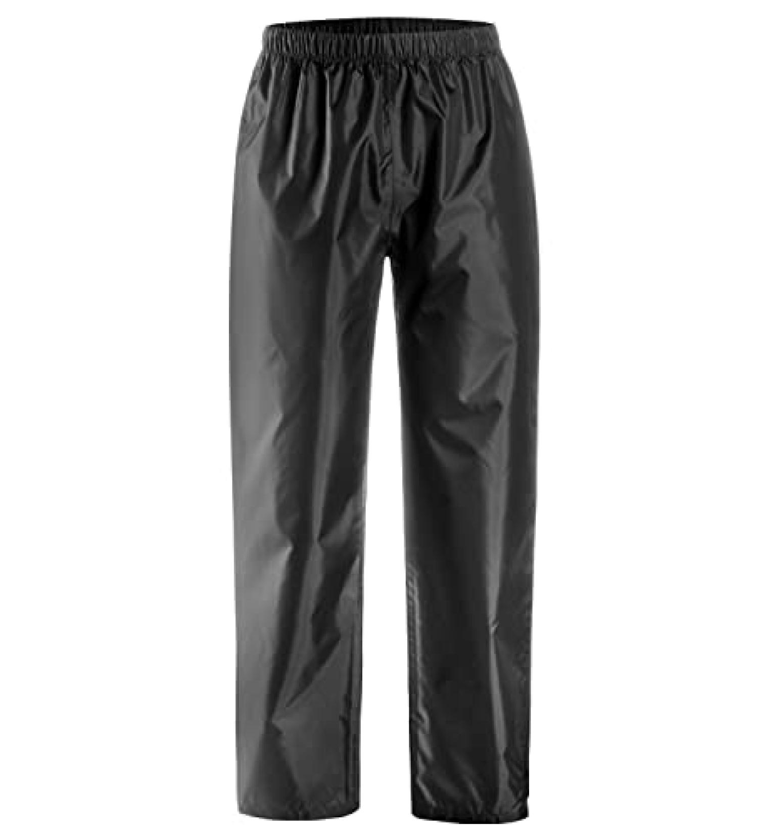 AXESQUIN Men's Waterproof Packable Rain Pants - Black, Large | Lightweight & Windproof Outdoor Trousers for Hiking & Fishing - Buy Online on GoSupps.com