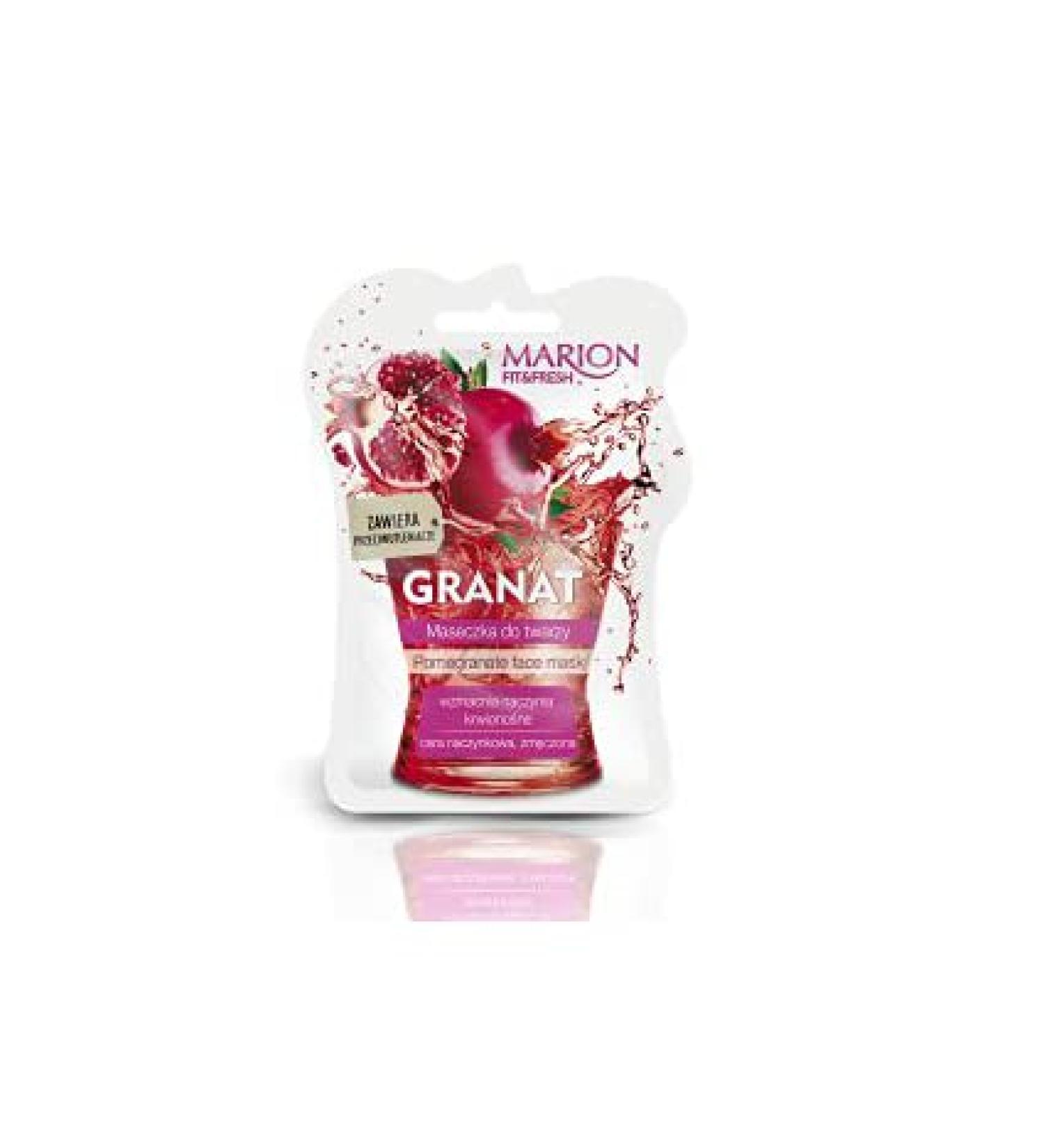 MARION_Fit&Fresh Face Mask facial mask Dishwasher Pomegranate 75ml