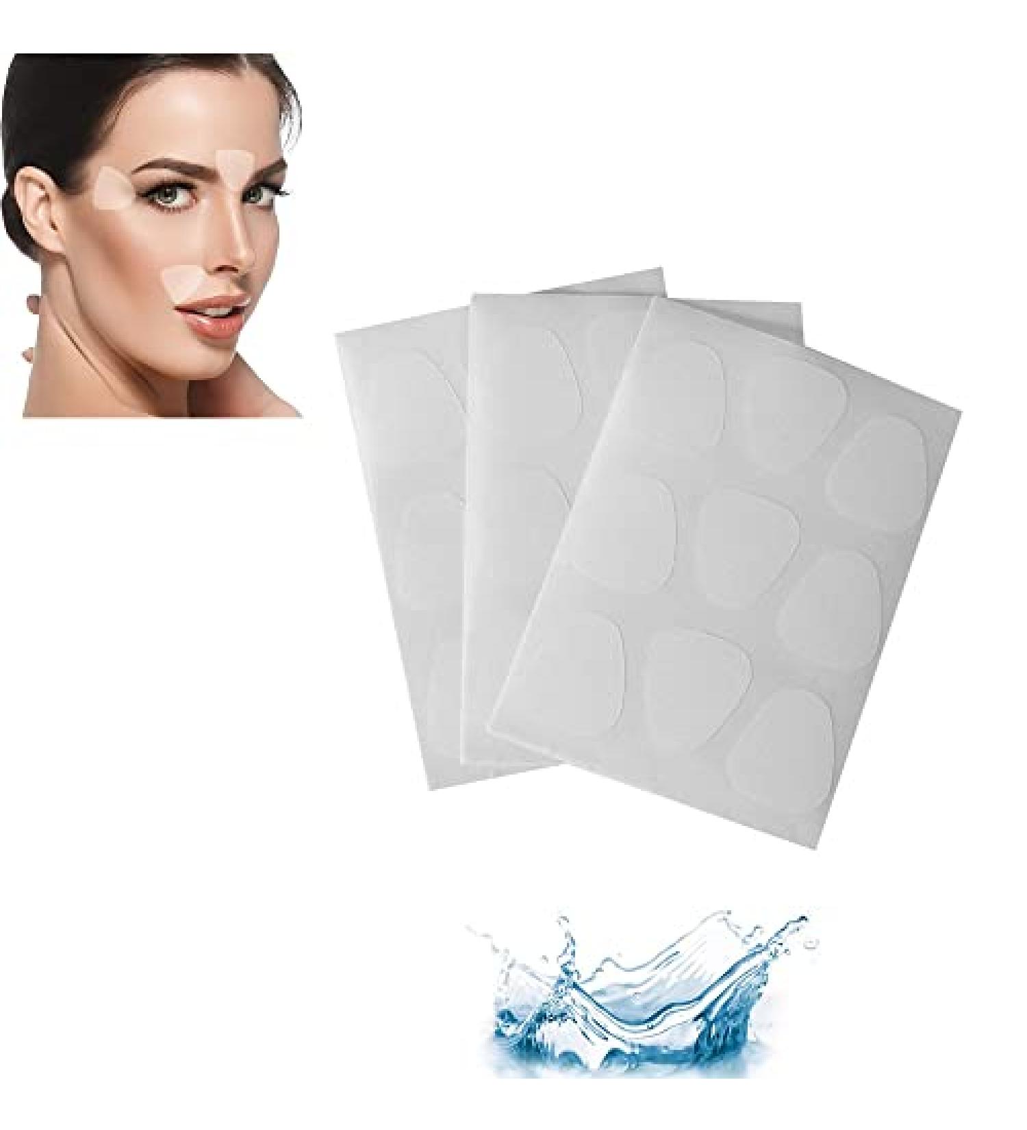 24pcs Anti Fold Patches - Triangular Transparent Forehead Stickers for Skin Lifting & Firming | Reduce Frown Lines - Buy Online on GoSupps.com