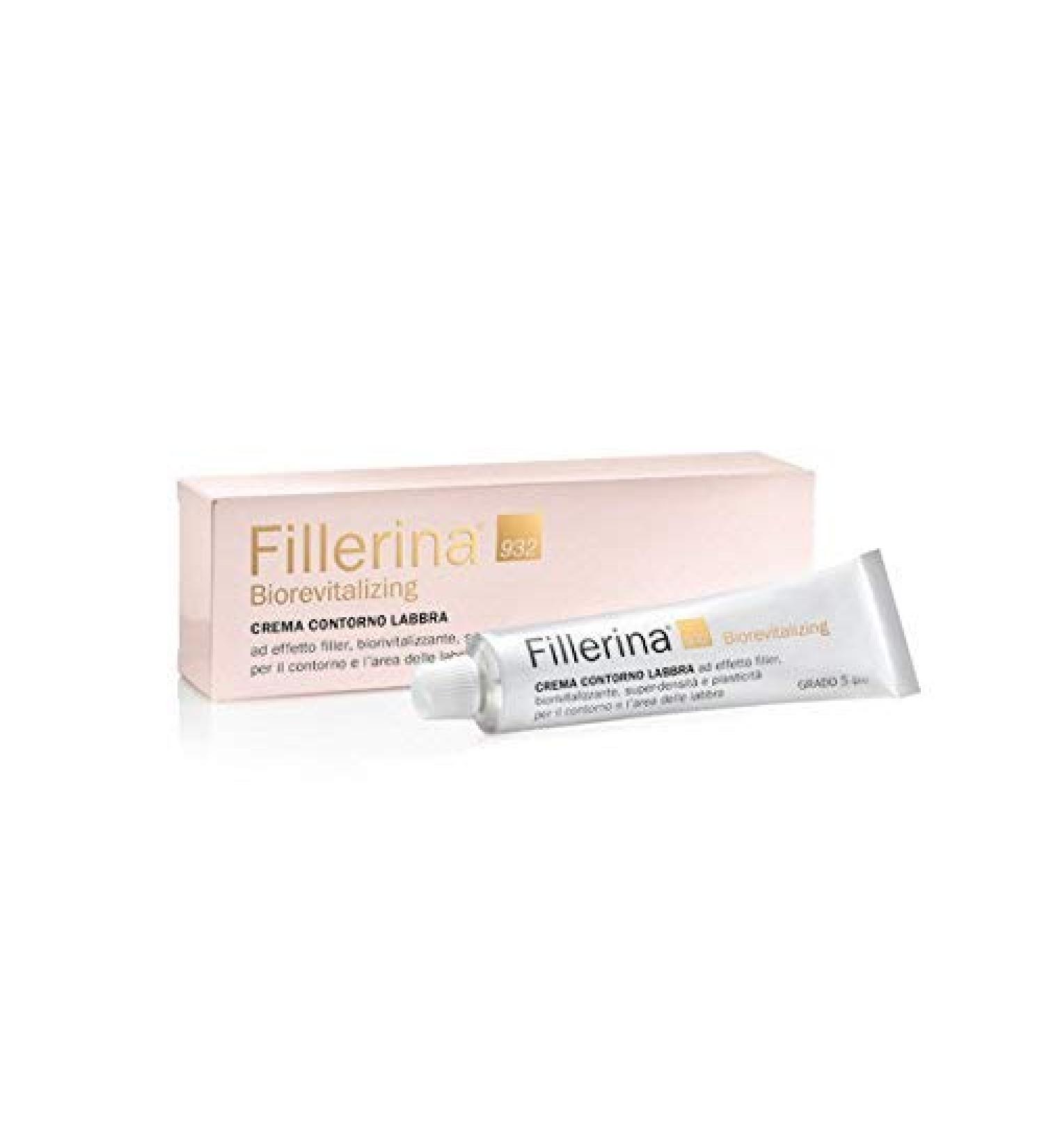 Fillerina LABO FILLERINA 932 Biorevitalizing Anti-Ageing Lip Cream Grade 5 Organic 15 ml
