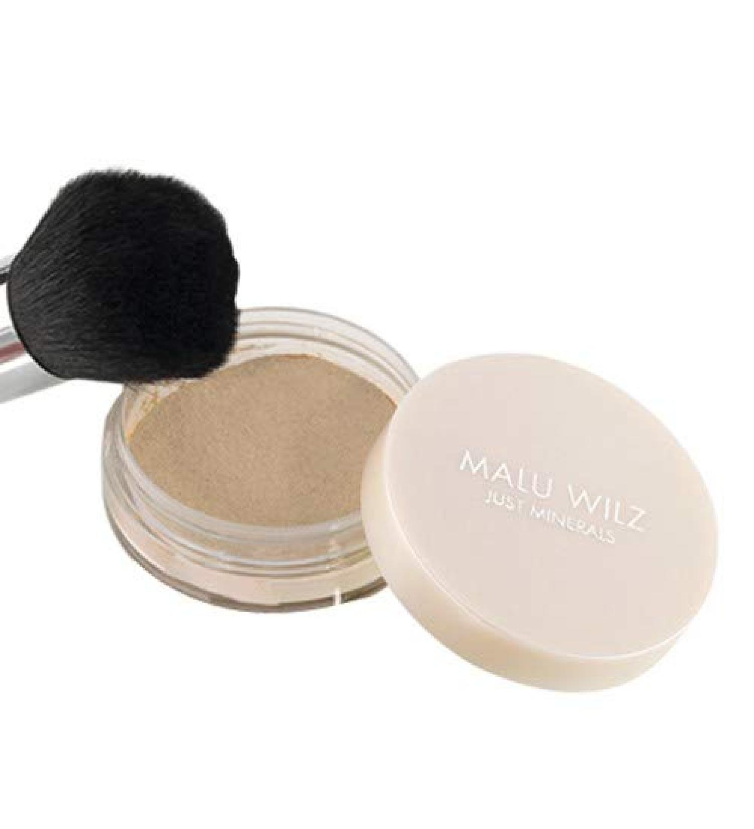Malu Wilz Just Mineral Powder Foundation No. 6 Apricot Balance 15g I Mineral Powder Makeup I Powder Foundation for Radiant Tint also for sensitive skin 15 g (1 Pack) Apricot Balance