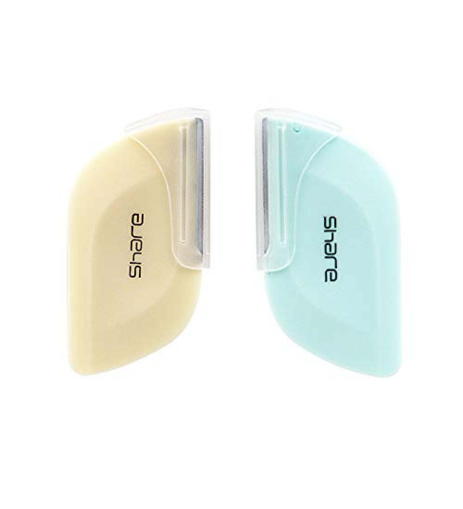 2-Piece Mini Eyebrow Shaver Set | Facial Hair Trimmer & Makeup Knife for Women - Buy Online on GoSupps.com