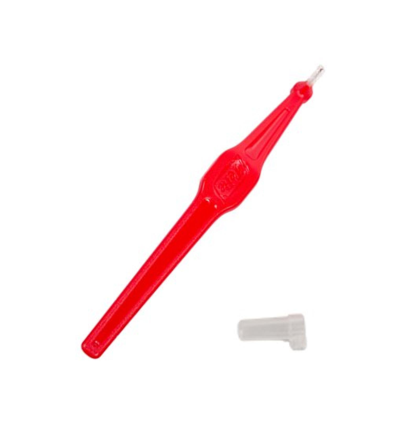 Tepe Angle Interdental Brush 0.5 mm RED 25 pcs Professional Pack with 25 protective covers
