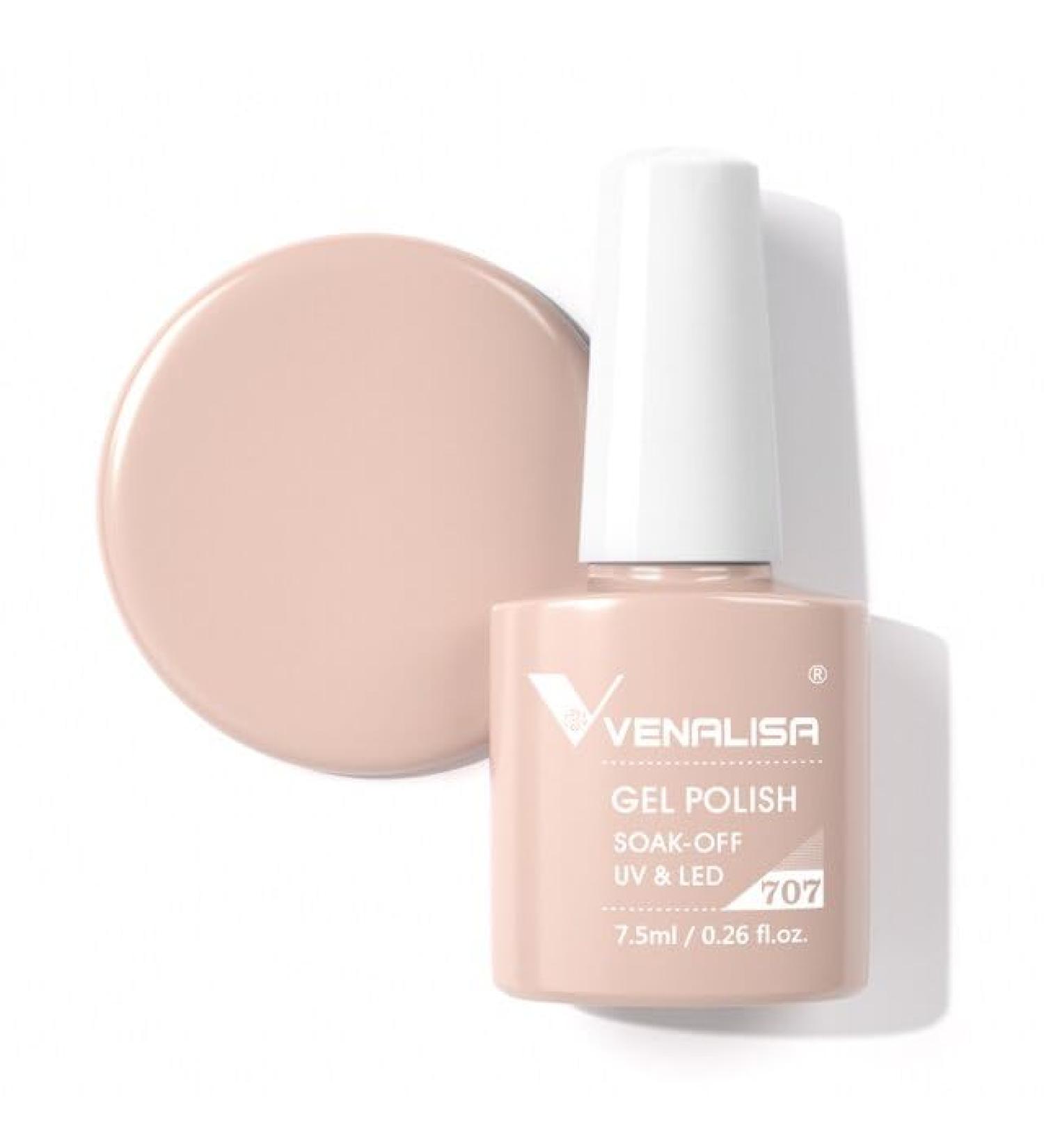 VIP4 7.5ml Gel Nail Polish Hema Free Full Coverage Beautiful Semi Permanent Soak Off UV LED Gel Nail Polish Gel Lacquer - (Color: 707) - Buy Online on GoSupps.com
