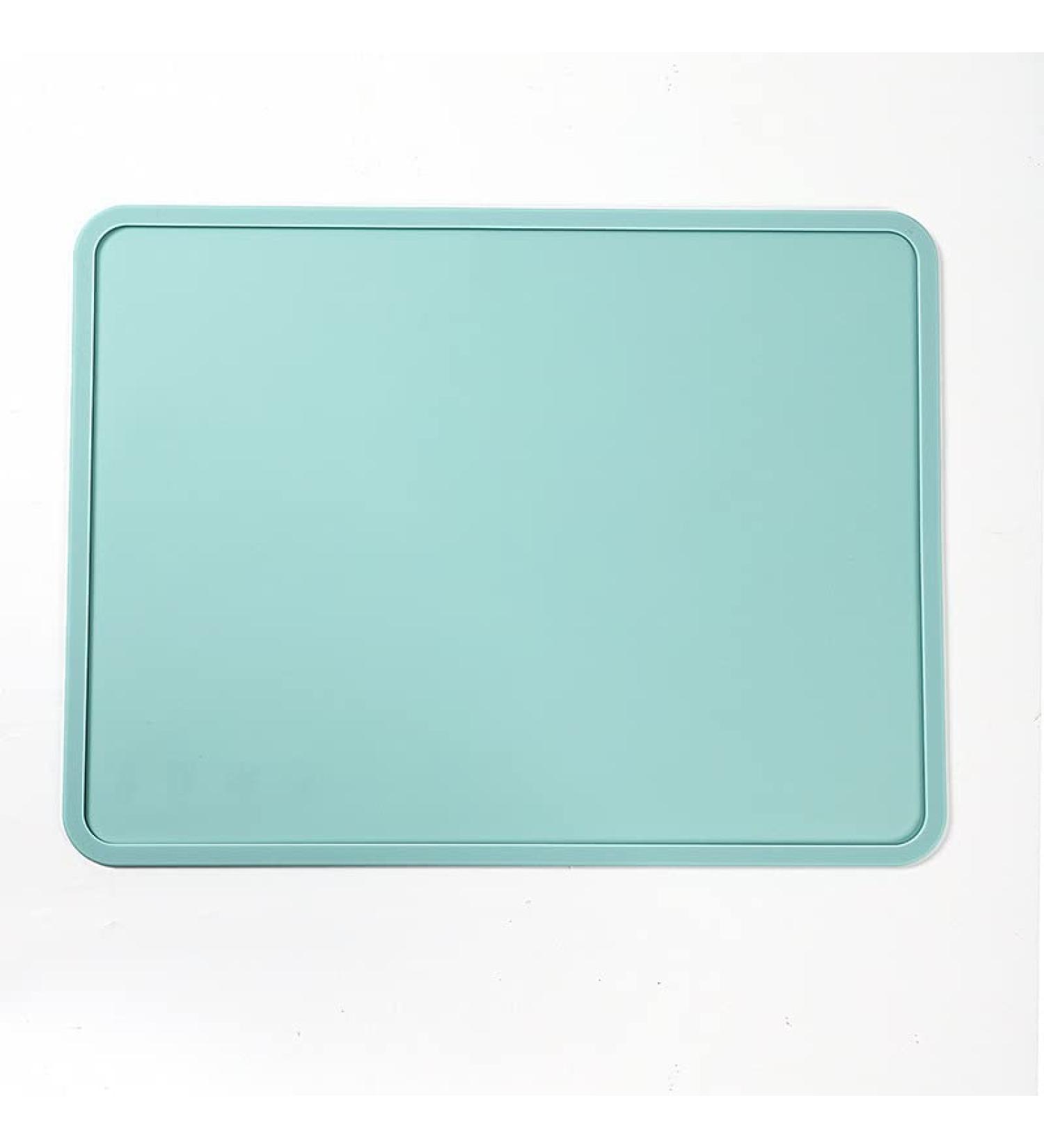 SAMZAREULO Silicone Toddler Placemat  Baby Placemats for Kids  Reusable Children s Dining Food Mat