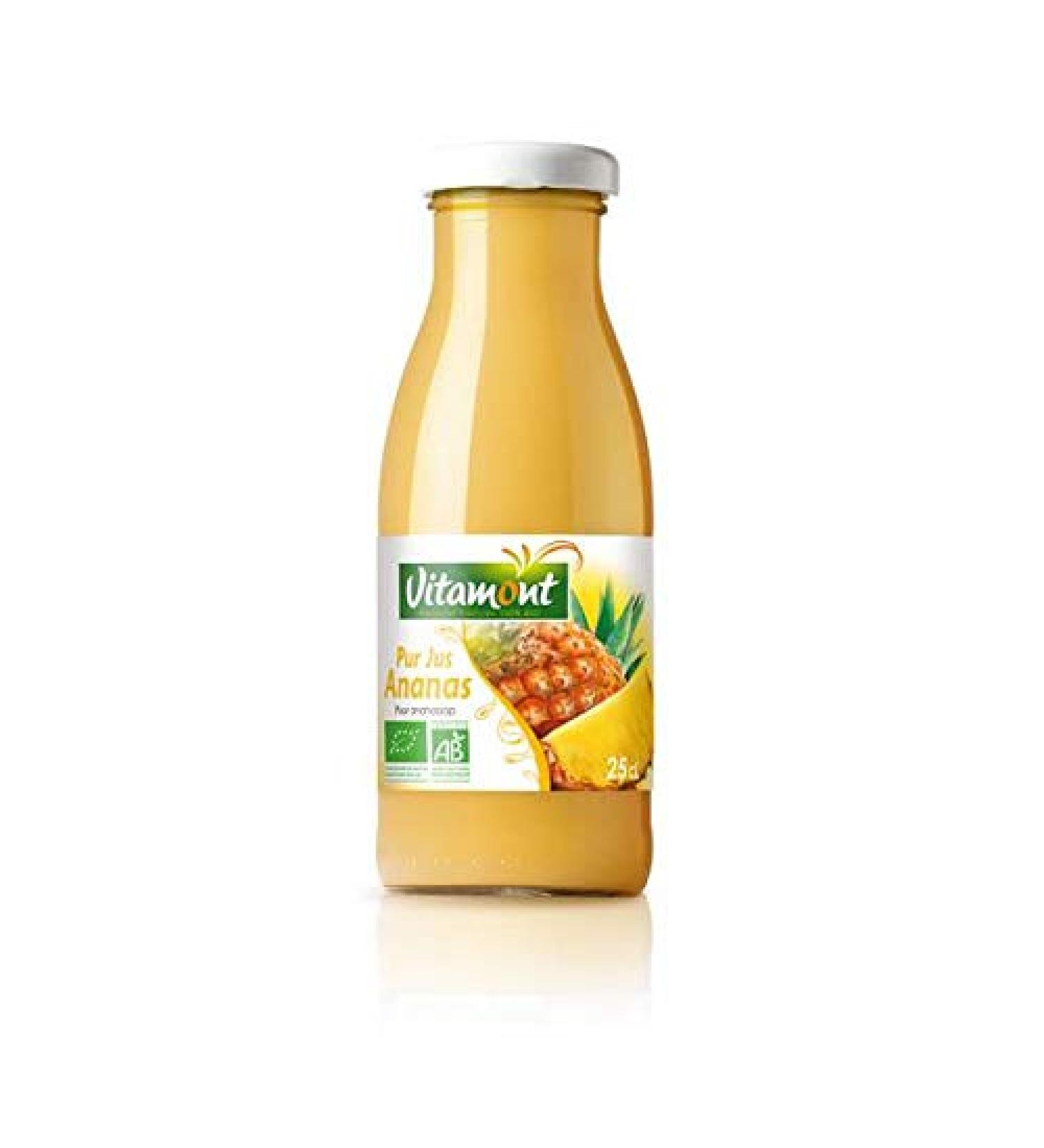 VITAMONT - BIO - Mini Pure Pineapple Juice 1 Unit - Buy Online on GoSupps.com