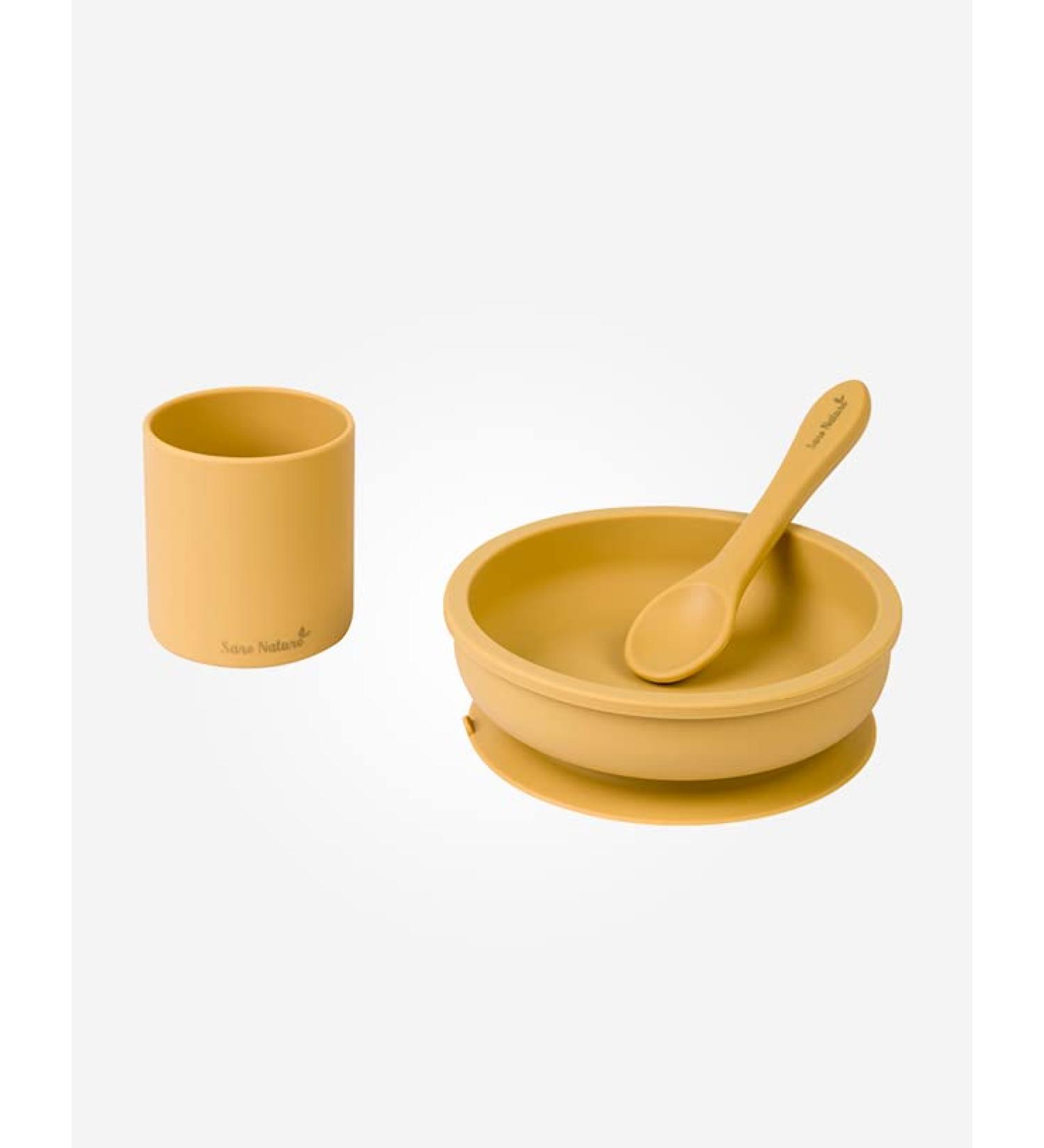 Food set Saro Party food silicone - mustard