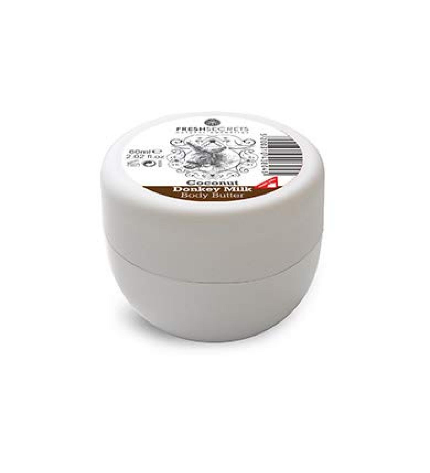 Fresh Secrets Body Butter with Donkey Milk & Coconut 60ml/2.02fl.oz
