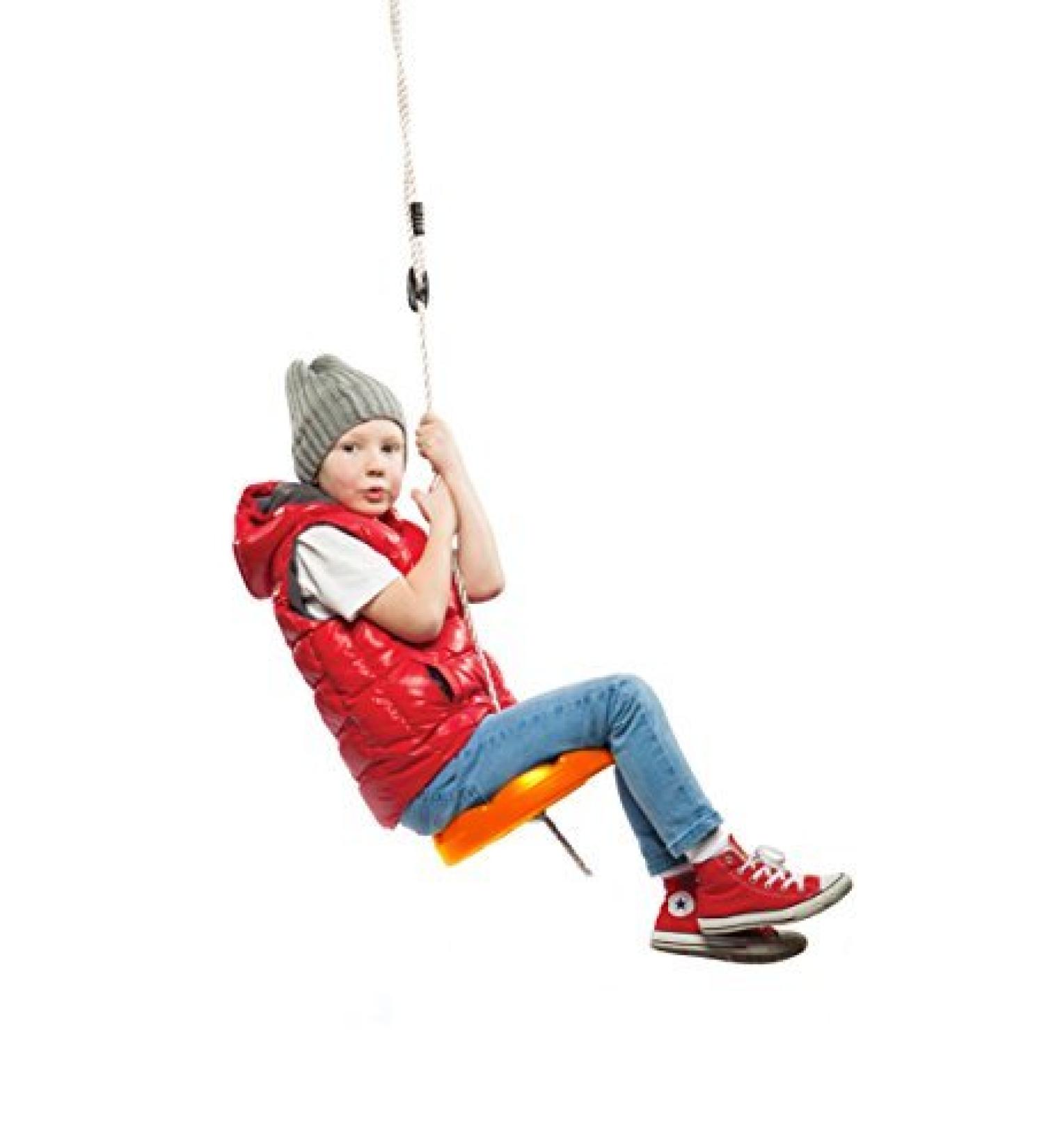 SUMMERSDREAM Daisy Disc Monkey Swing - Orange Swing Seat for Trees - Buy Online on GoSupps.com