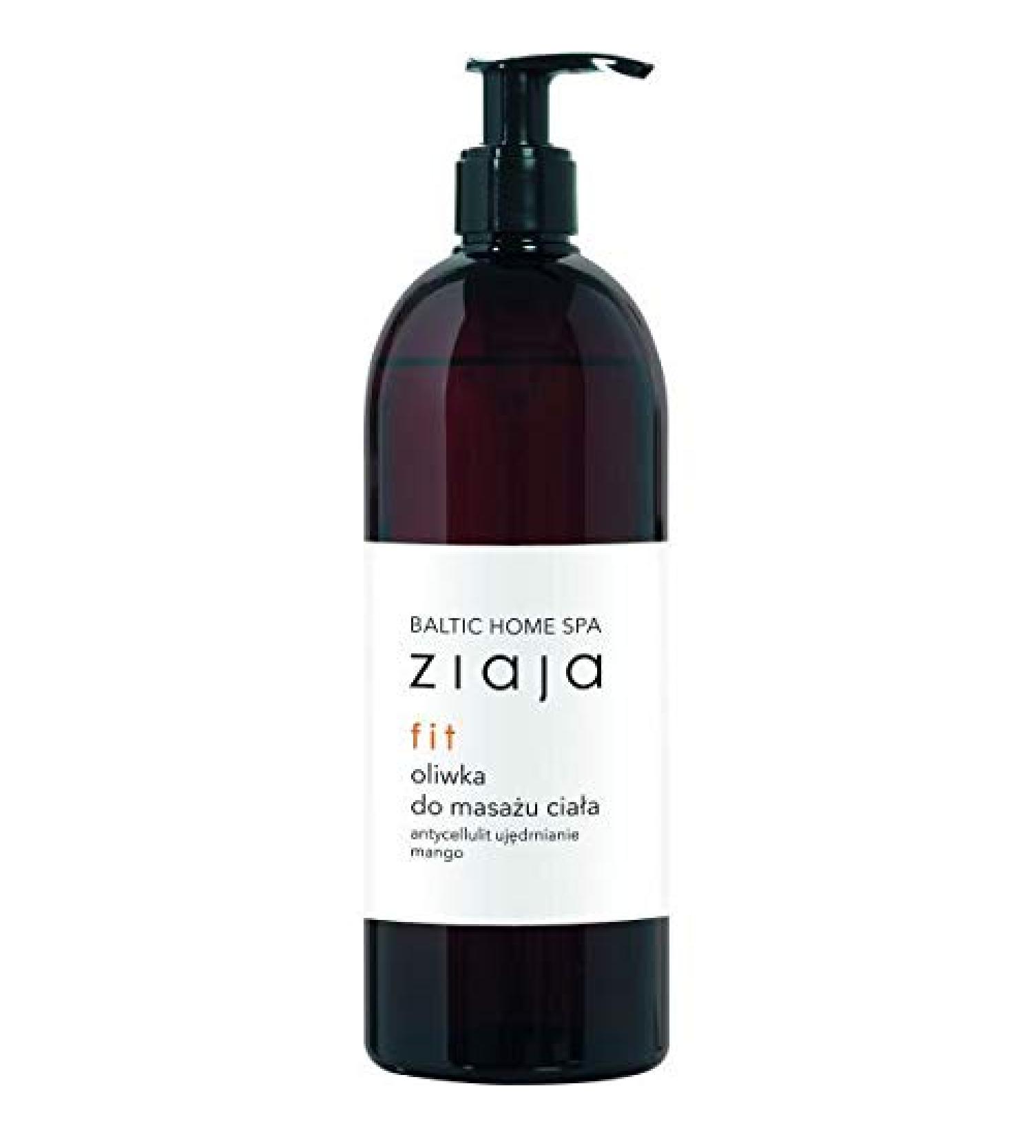 ZIAJA_Baltic Home Spa Fit anticellulite and firming body massage oil Mango 490ml Body Massage Olie