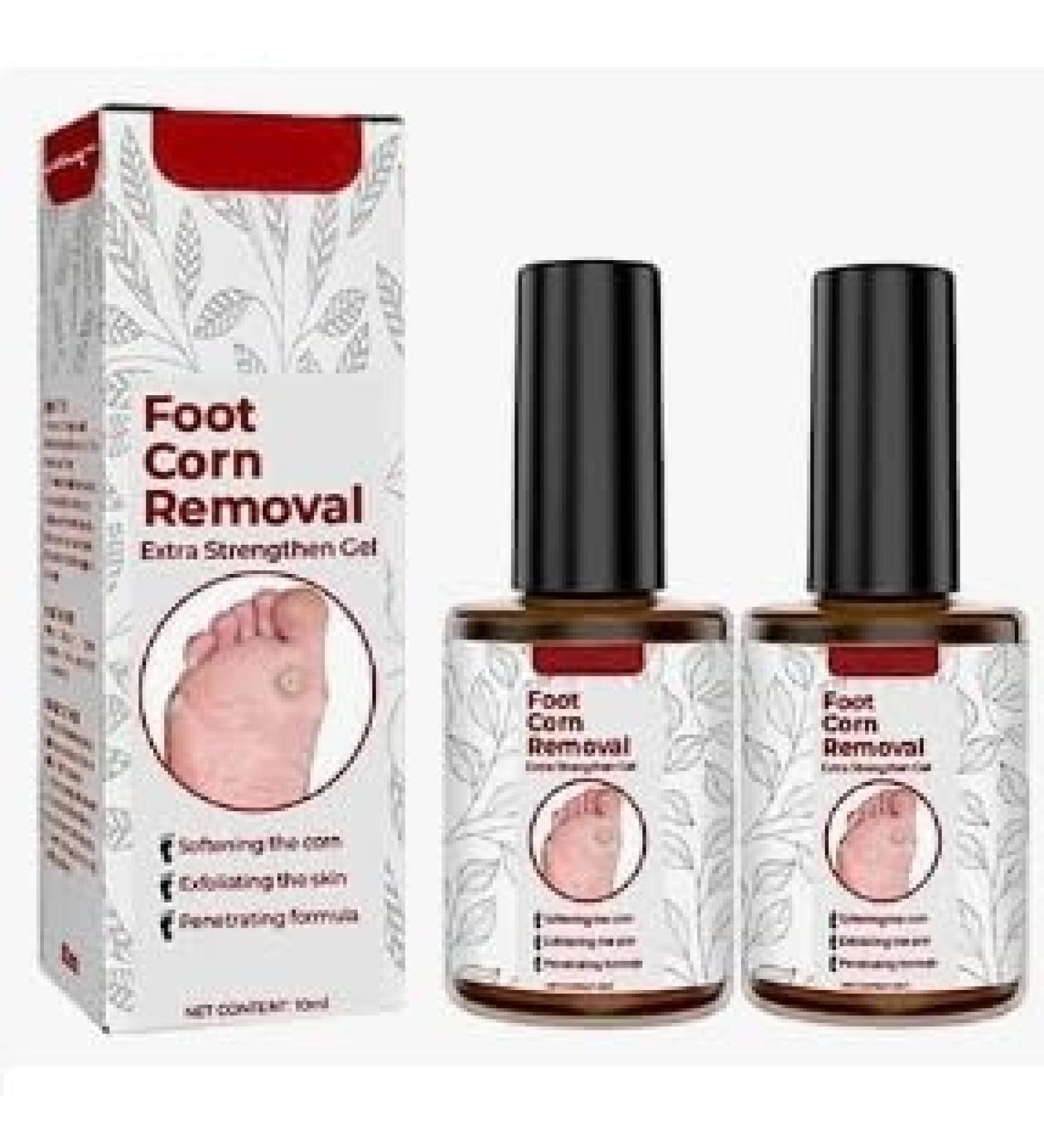 RZAJJN GFOUK Foot Corn Removal Extra Strength Gel 10ml - 2pcs - Buy Online on GoSupps.com