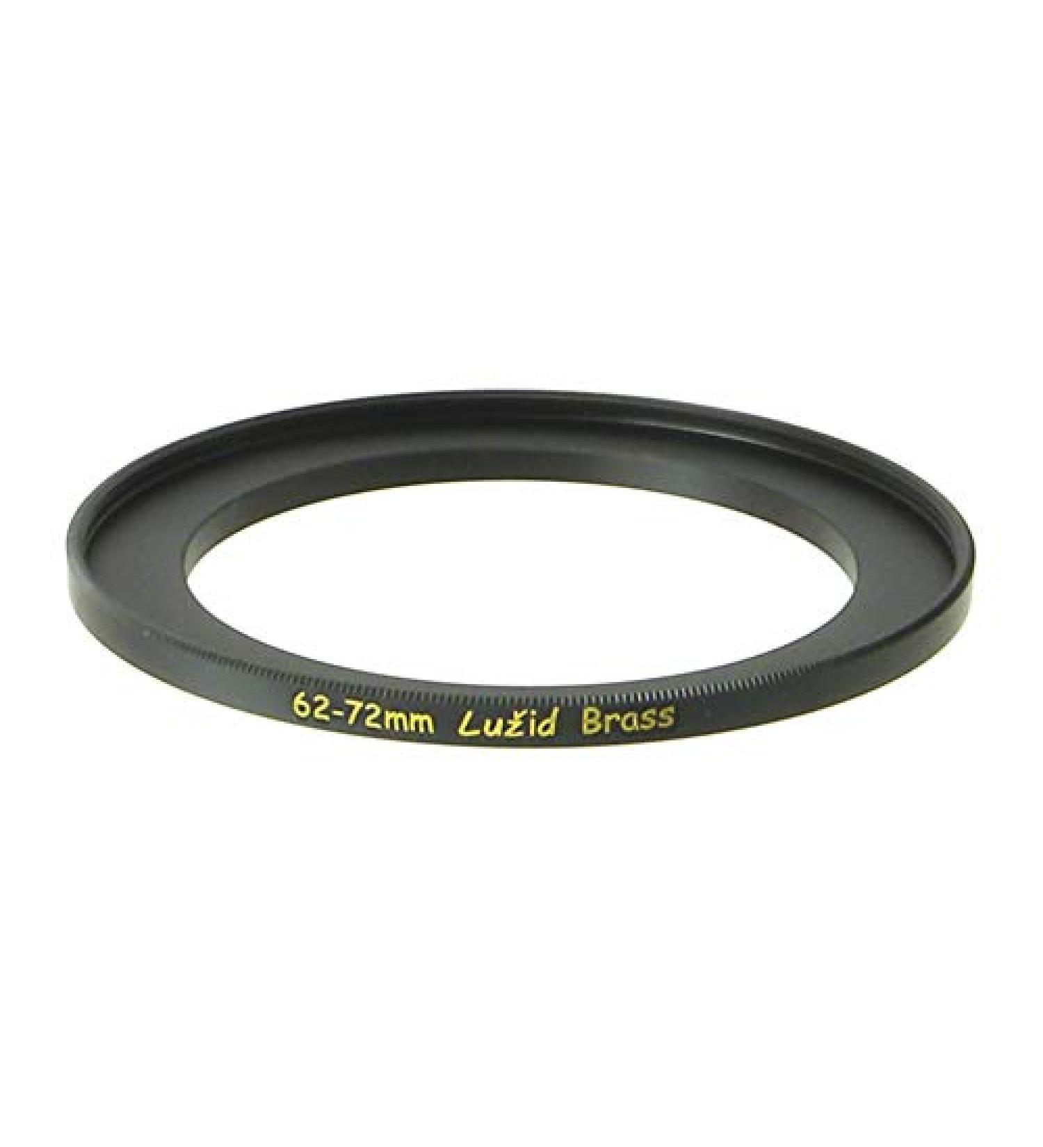 LUID 62mm to 72mm Brass Step Up Ring Filter Adapter Luzid (6272)