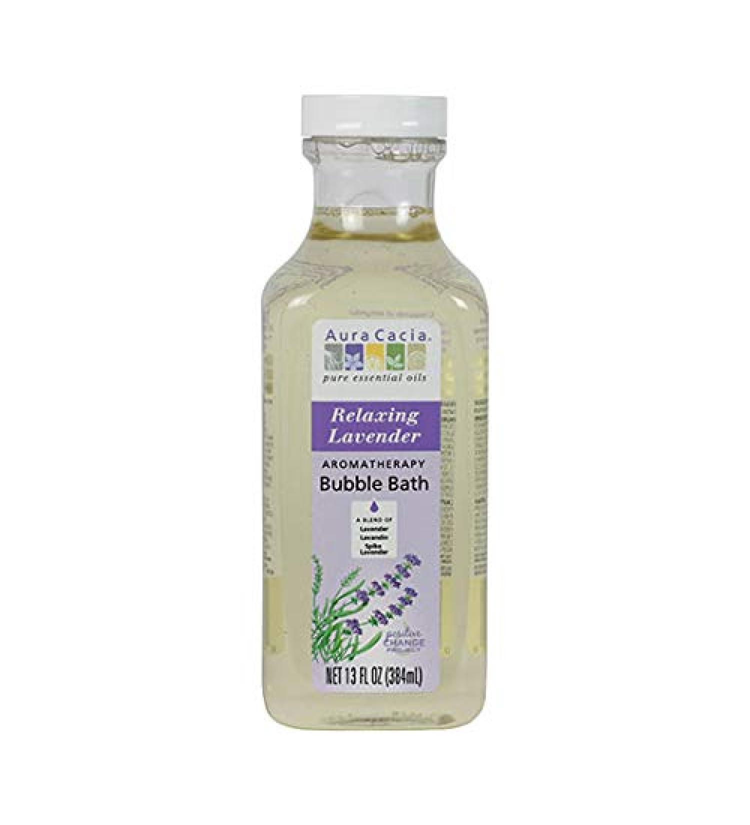 Aura Cacia Relaxing Lavender Aromatherapy Bubble Bath | 13 fl. oz.
