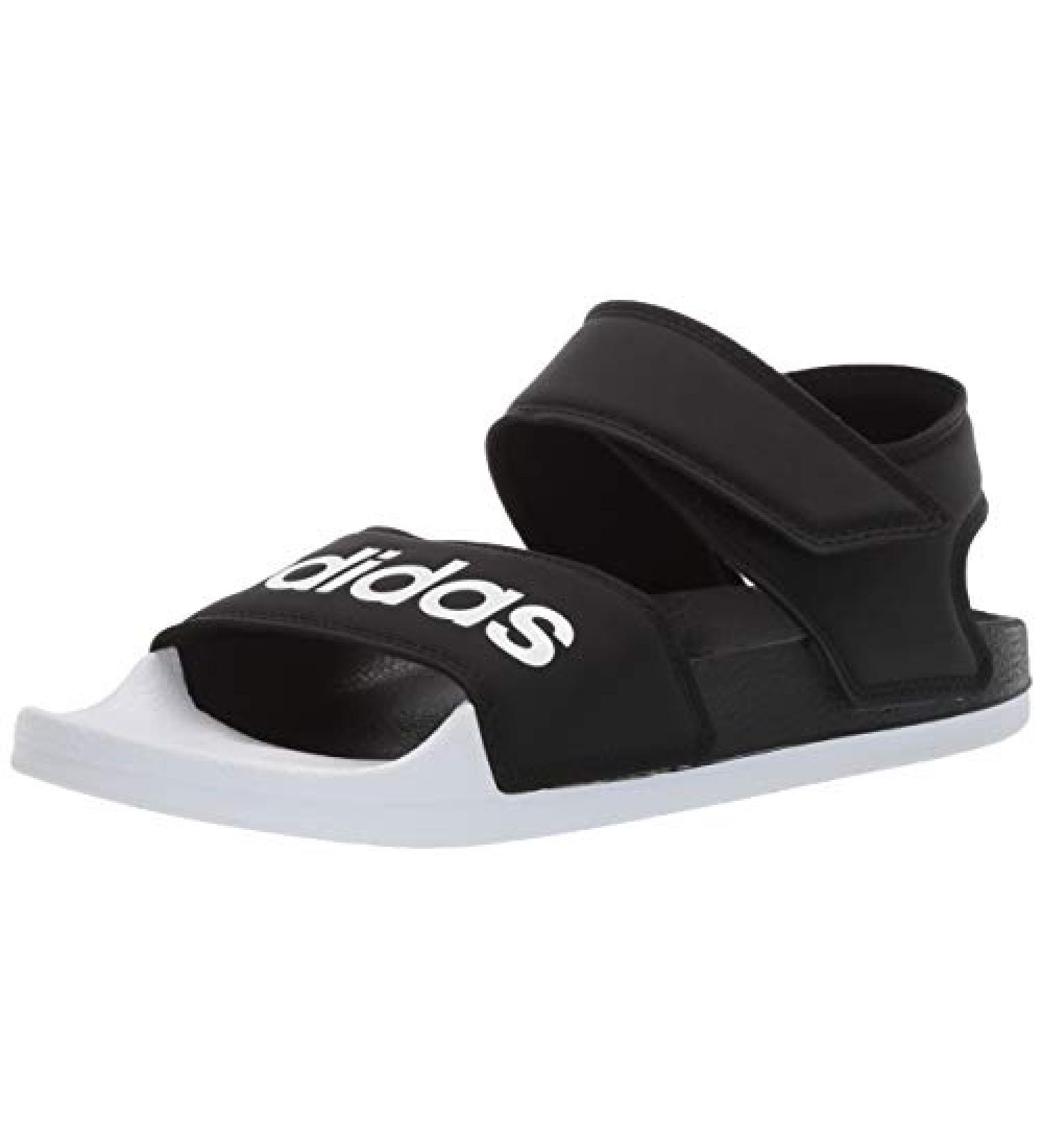 adidas Women's Adilette Sandal Slide 10 - Core Black/White - Shop Now - Buy Online on GoSupps.com