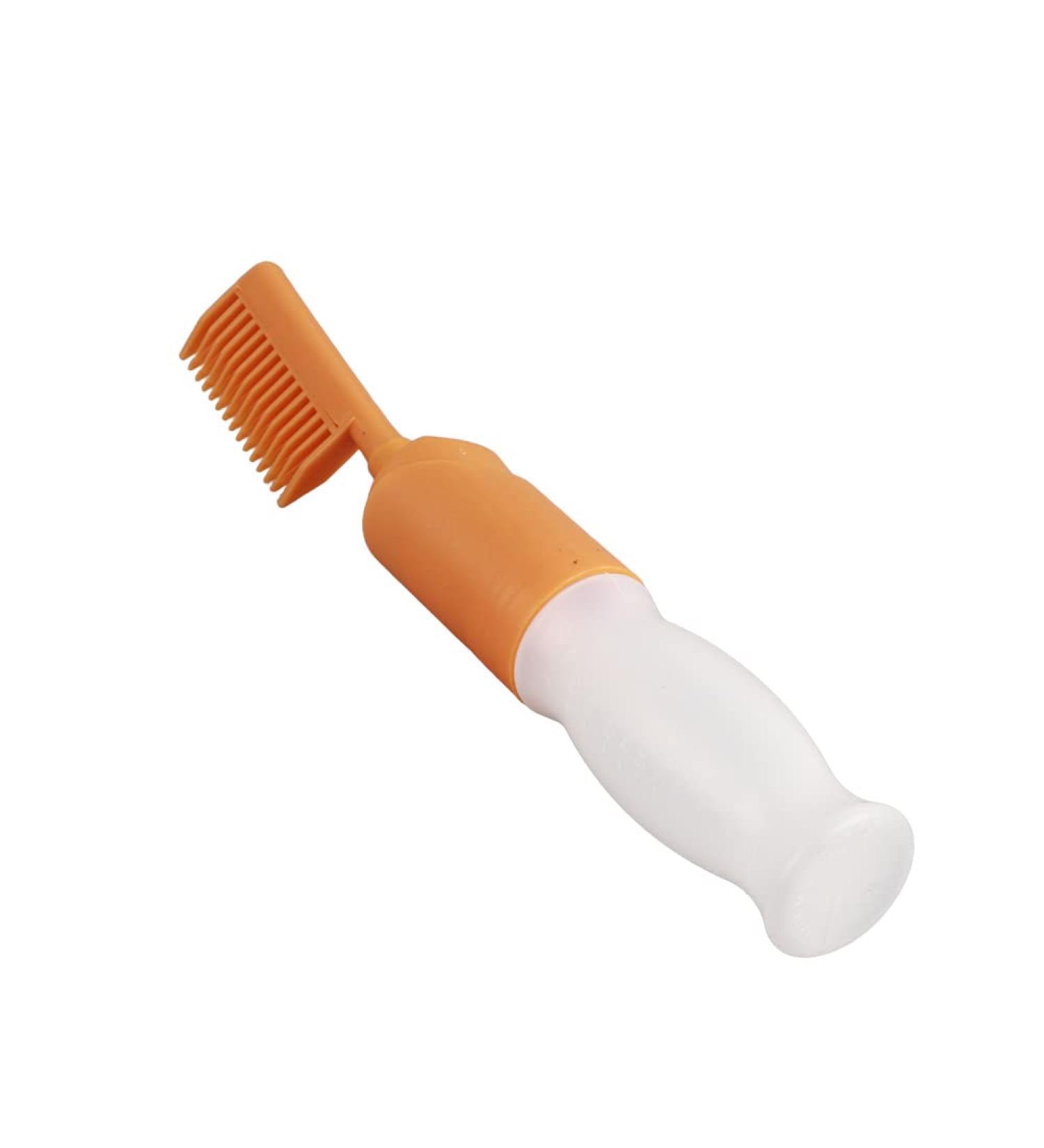 Qukaim Hair Coloring Kit Hair Dye Bottle 110ml Root Comb Applicator Bottle with Comb and Graduated Scale for Home Barber Shop Scalp Treatment - Buy Online on GoSupps.com