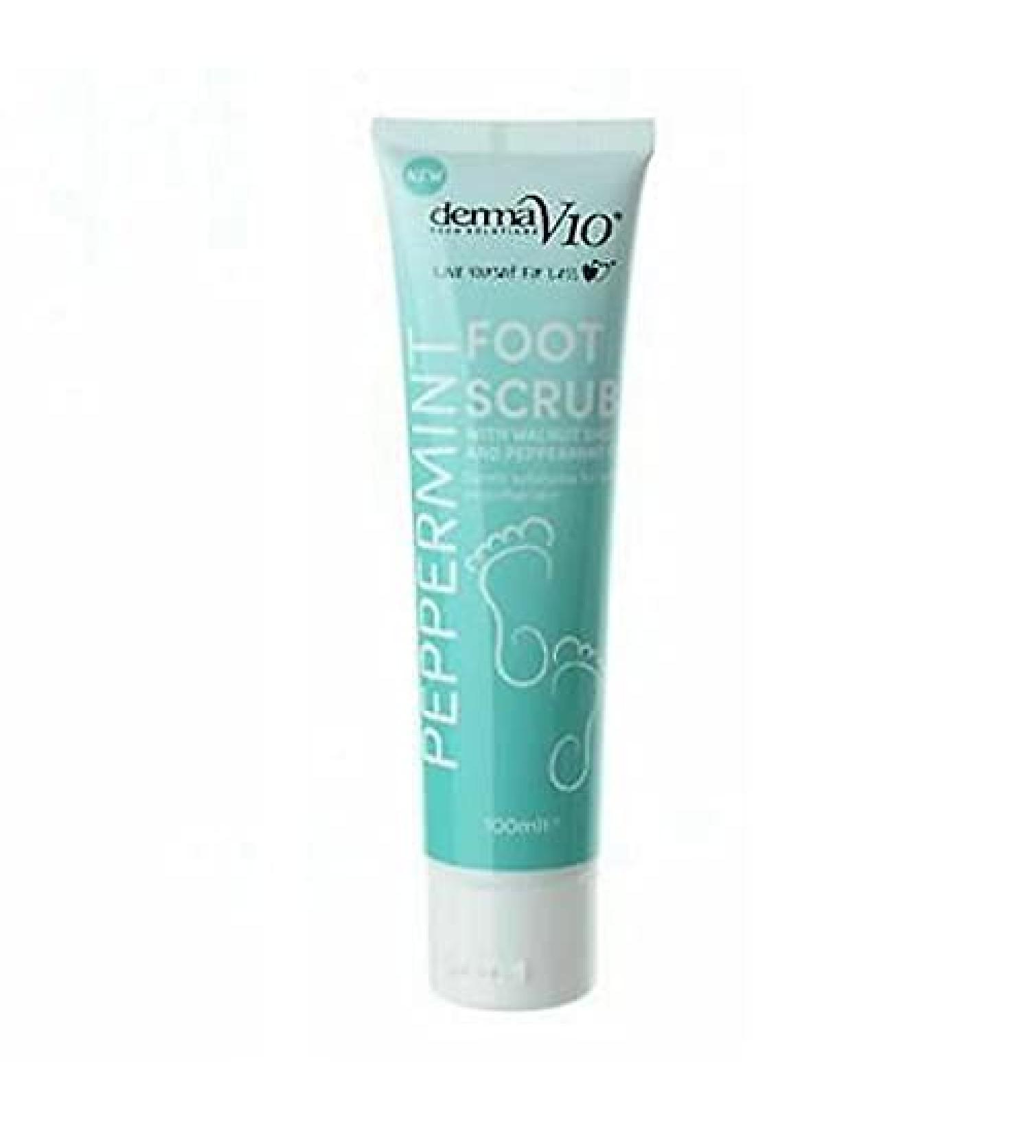 Derma V10 Peppermint Foot Scrub 100ml