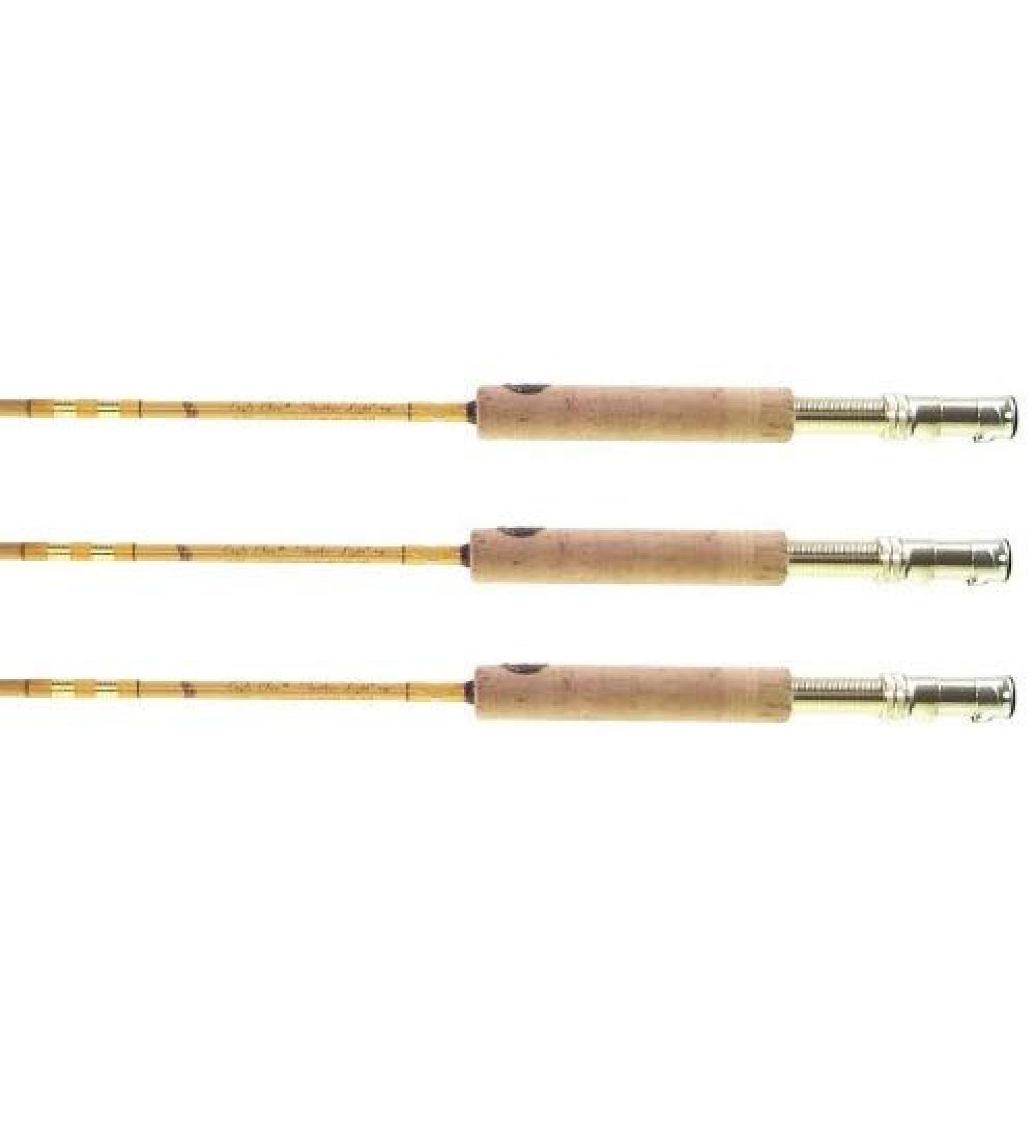 Eagle Claw Featherlight 3/4 Line Weight Fly Rod, 2 Piece (Yellow, 6-Feet 6-Inch), 4/5 Weight