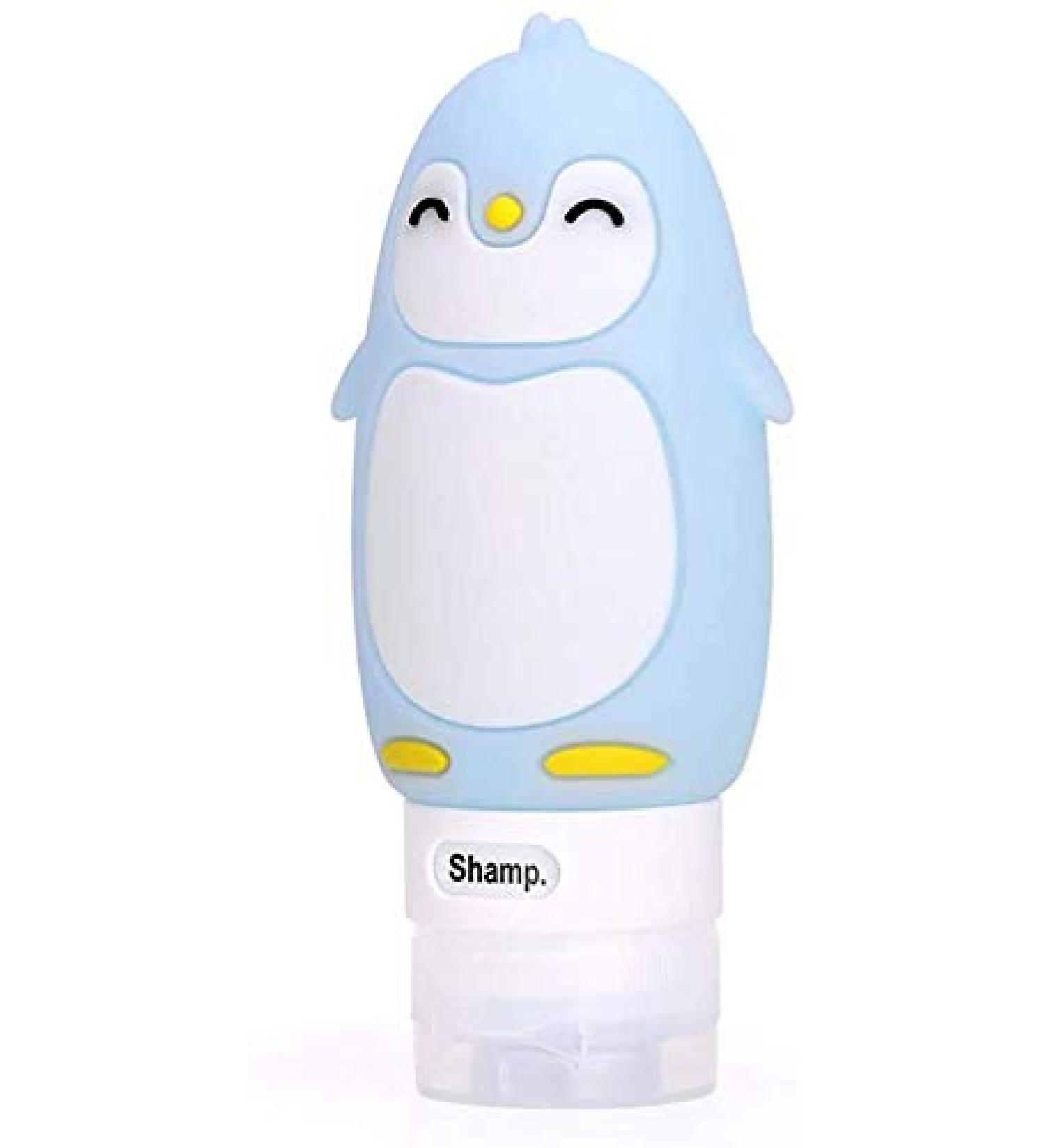 Longsing Travel Size Bottle Silicone Travel Bottle Leak Proof Storage Bottle for Shampoo Cosmetics Lotion Conditioner Shower Gel Solar Oil Cream(Light Blue) - Buy Online on GoSupps.com