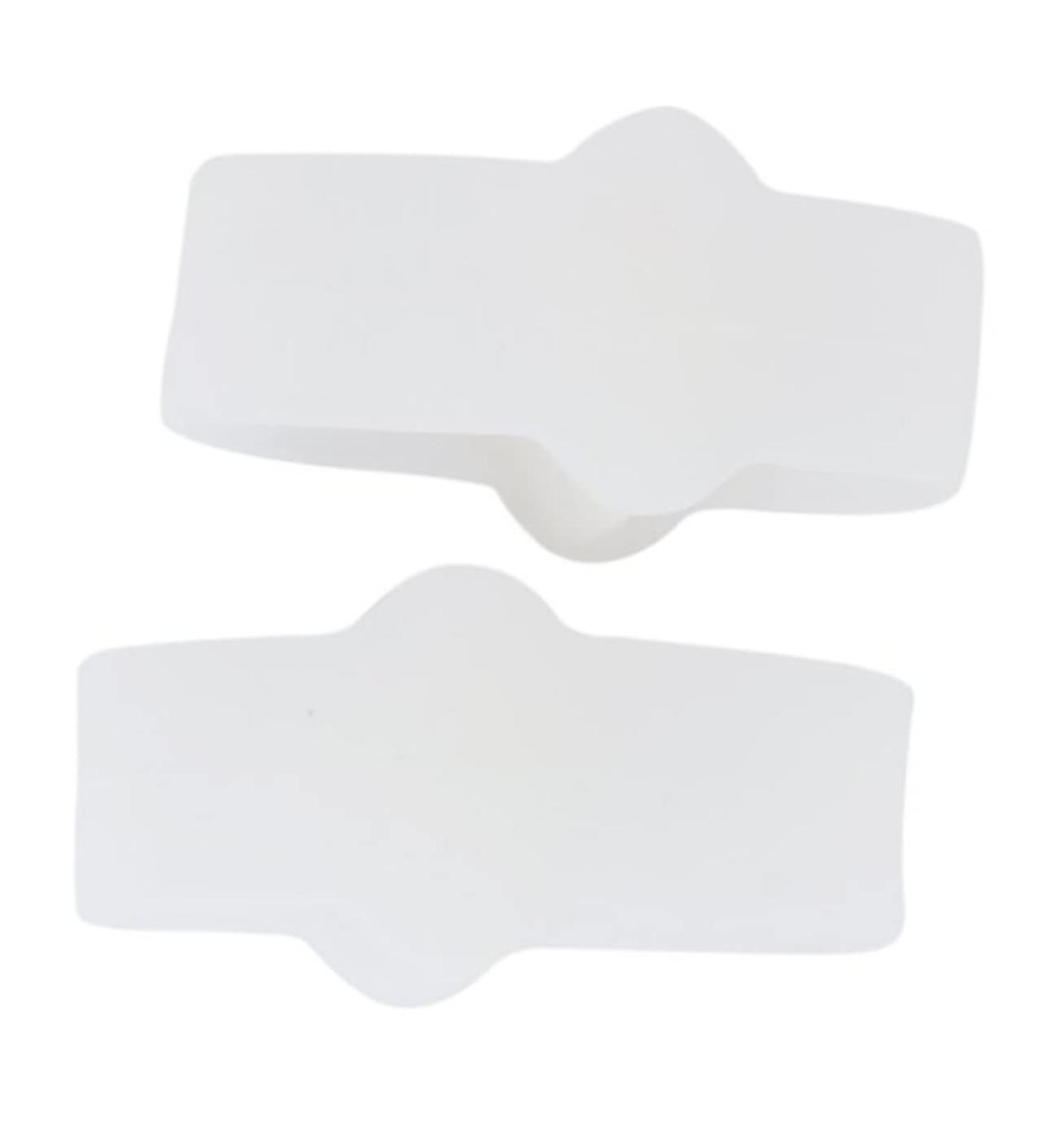 Thumb Protector Gel Bunion Toe Spreader and Separator Set - White Bunion Eversion Splitter Dilator - 2 Pairs - Buy Online on GoSupps.com