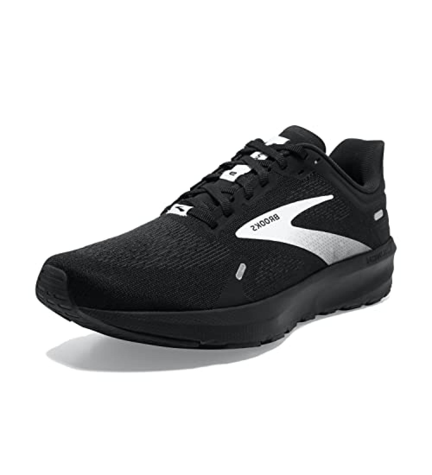 Brooks Launch 9 Men's Neutral Running Shoe - Black/White - Size 10.5 - Buy Online on GoSupps.com