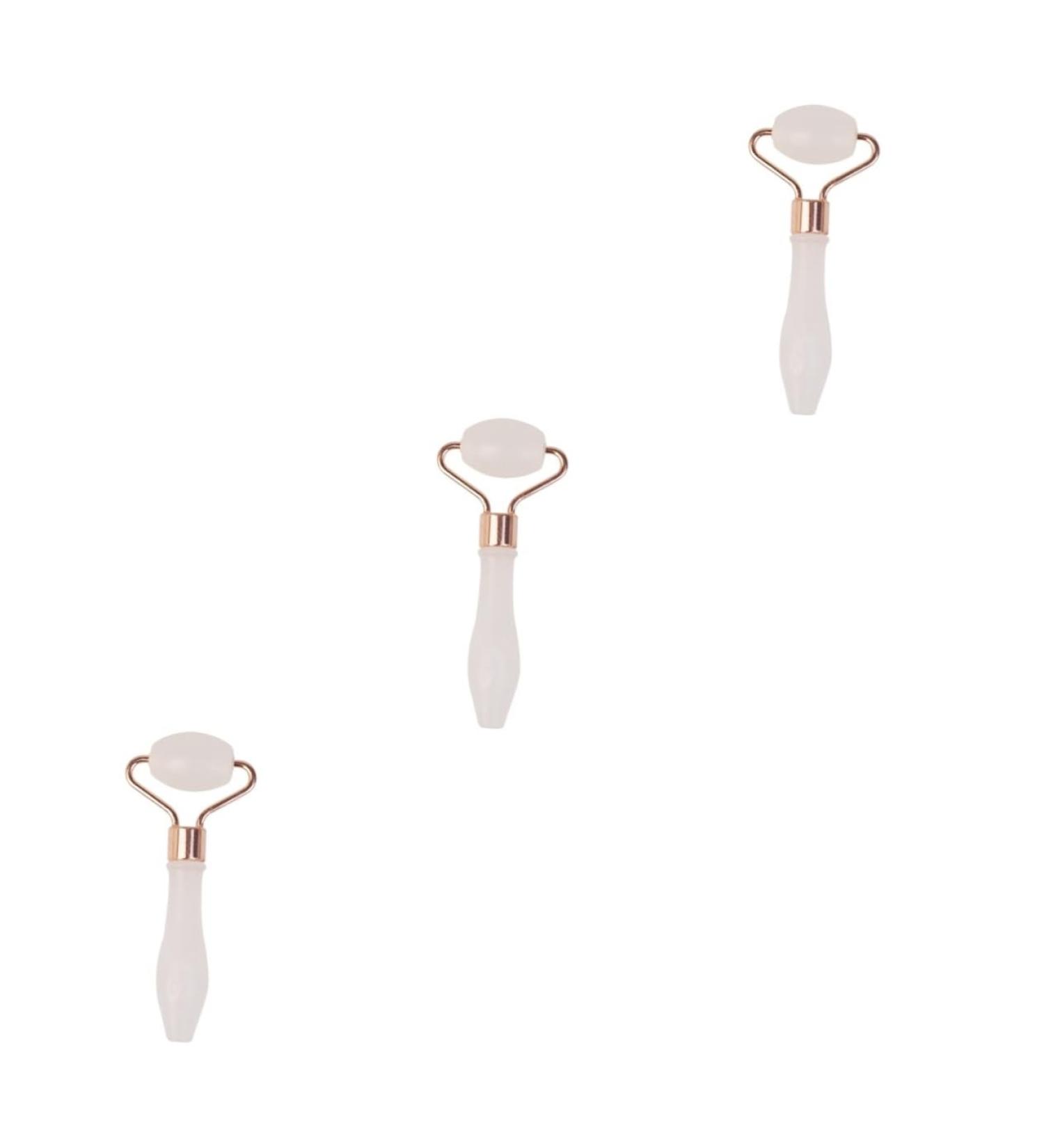 FRCOLOR 3pcs Heart-Shaped Gua Sha Massage Tools - Anti-Aging Jade Roller & Nail Charms for Facial Care Rose Quartz Skin Care Set - Buy Online on GoSupps.com