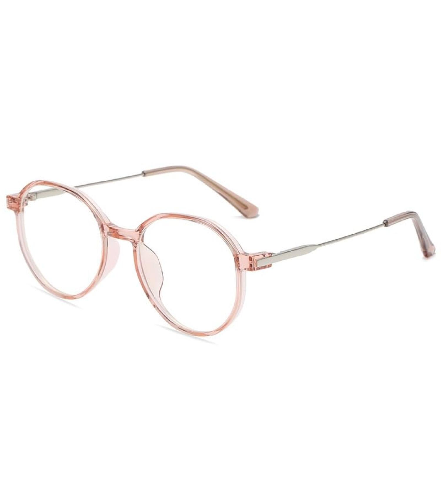 Buy Classic Anti Eye Strain Blue Light Blocking Round Reading Glasses +200 Pink - Shop Stylish & Comfortable Eyewear Internationally - Buy Online on GoSupps.com