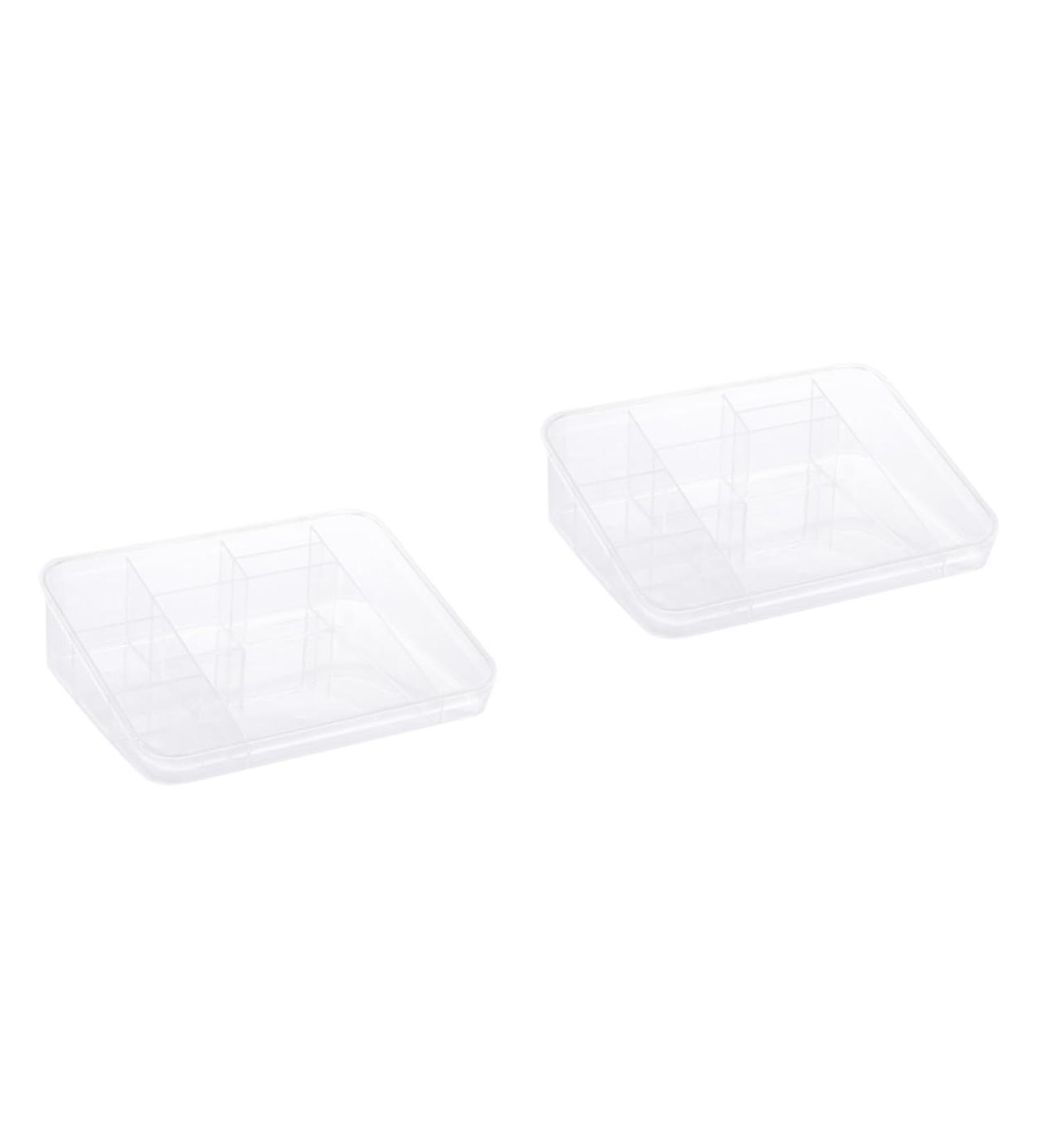 MAGICLULU 2pcs Box Lipsticks Makeup Stand Organizer Cosmetics Powder Blusher Transparent Desktop for Storage As Shownx2pcs mediumx2pcs - Buy Online on GoSupps.com