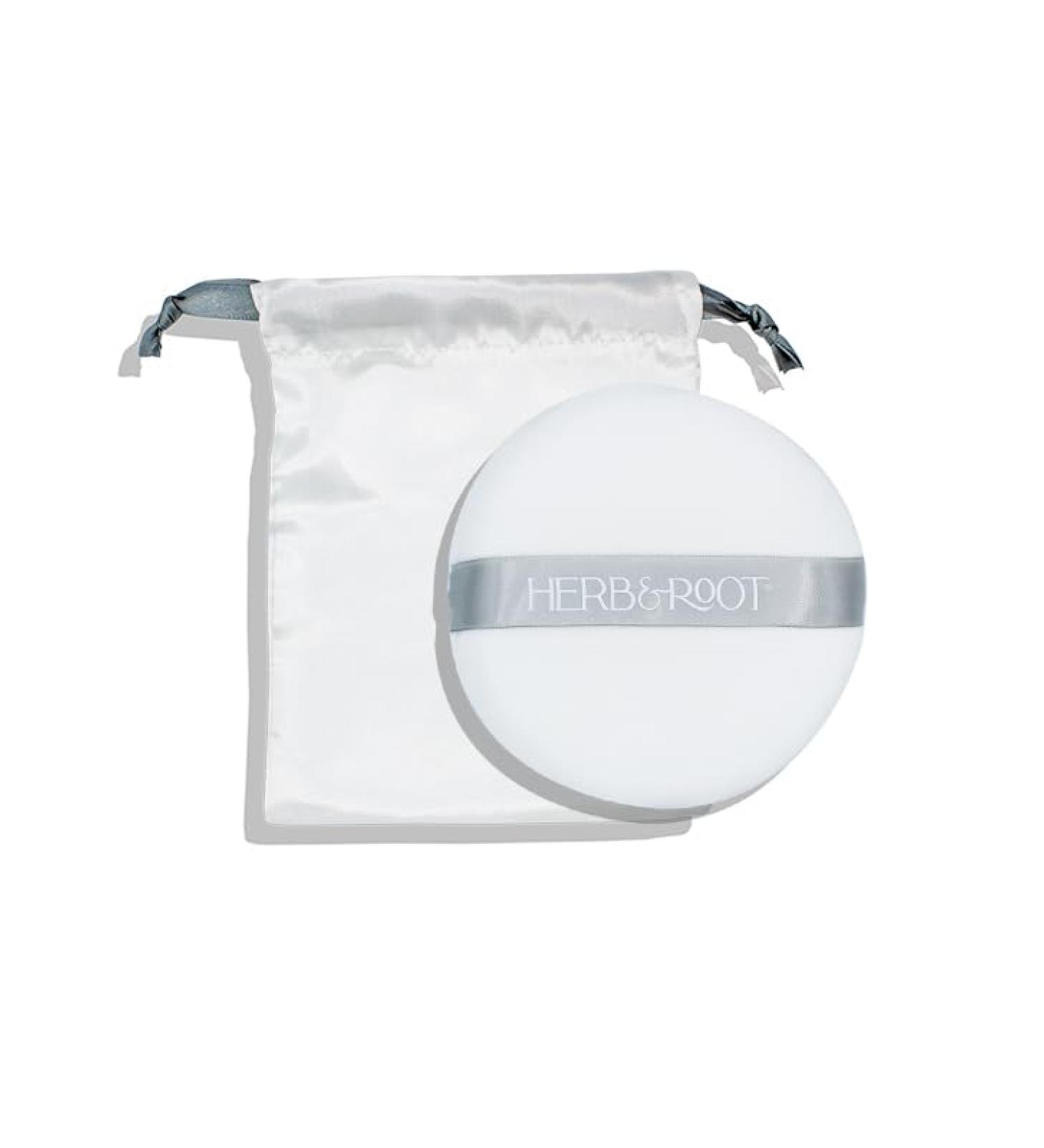 Large Powder Puff with Satin Carrying Bag | Super Soft Velour Puff for Loose Body Powder - Perfect for Travel & Herbs - Buy Online on GoSupps.com