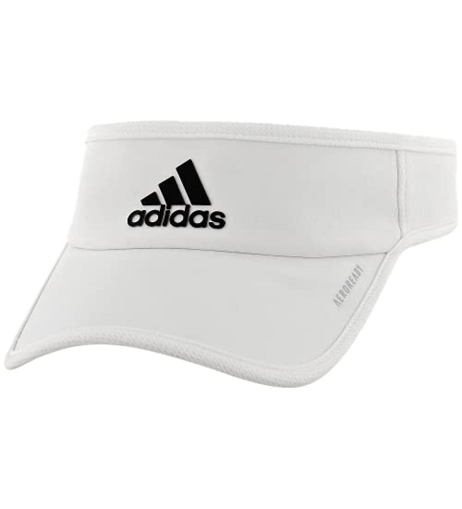 adidas Men's Superlite Visor - White/Black - One Size - Buy Online on GoSupps.com