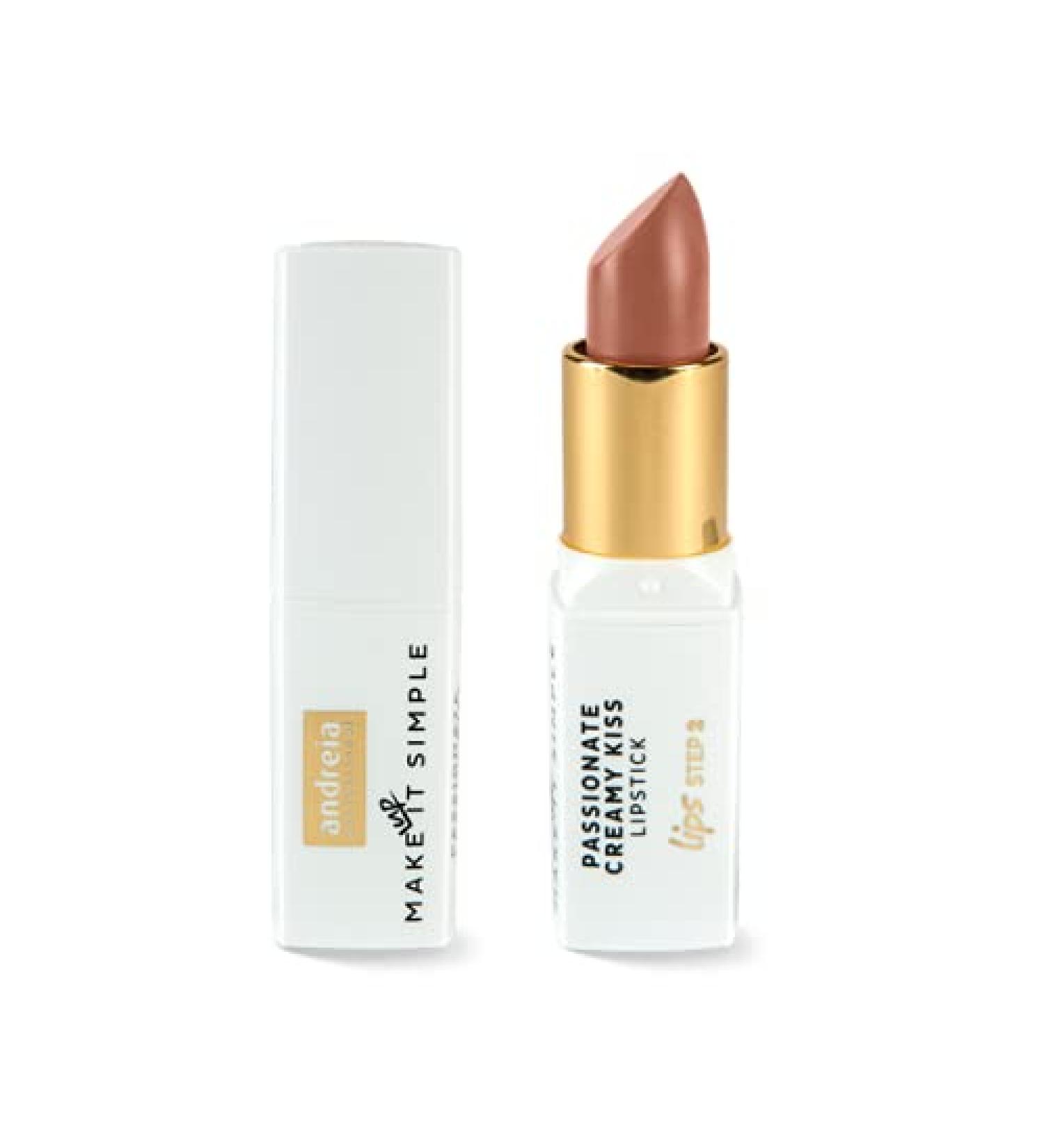  Andreia Andreia Professional Make Up - Lips - PASSIONATE CREAMY KISS Lipstick - 02 Peanut Butter - Buy Online on GoSupps.com