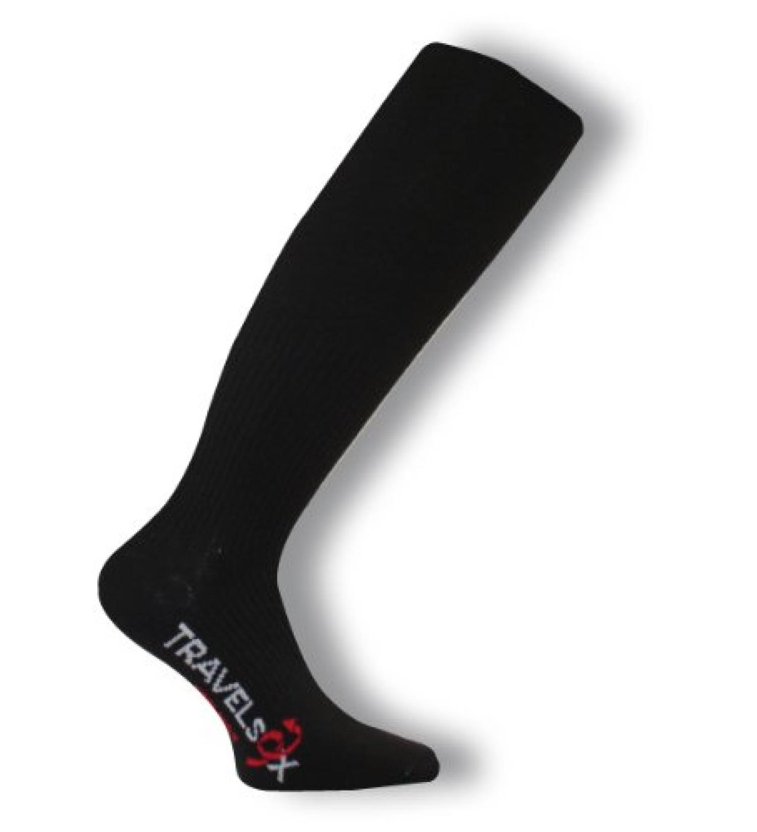Travelsox Flight Travel Socks OTC | Patented Graduated Compression | X-Large Black - Buy Online on GoSupps.com
