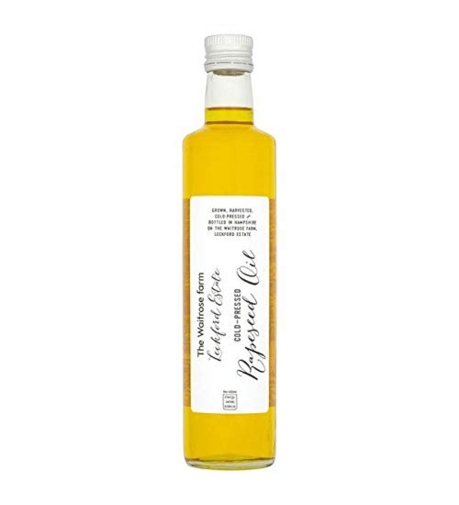Waitrose Leckford Estate Rapeseed Oil 500ml