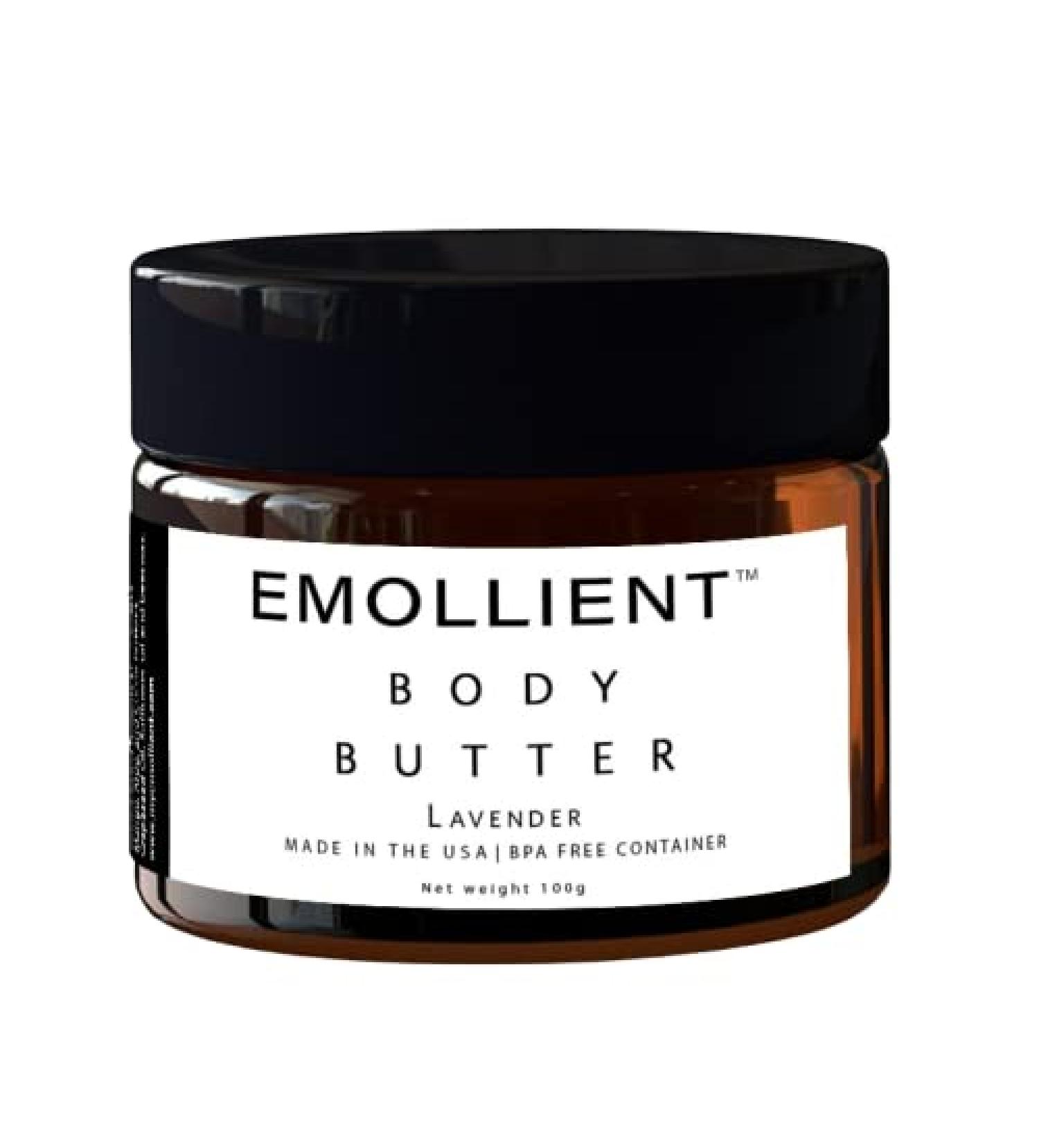 Emollient for Dry Skin & Eczema Handmade Butter Made with Essential Oils Packed with Vitamins and Antioxidants (Lavender 100 grams) Lavender 100 Gram - Buy Online on GoSupps.com