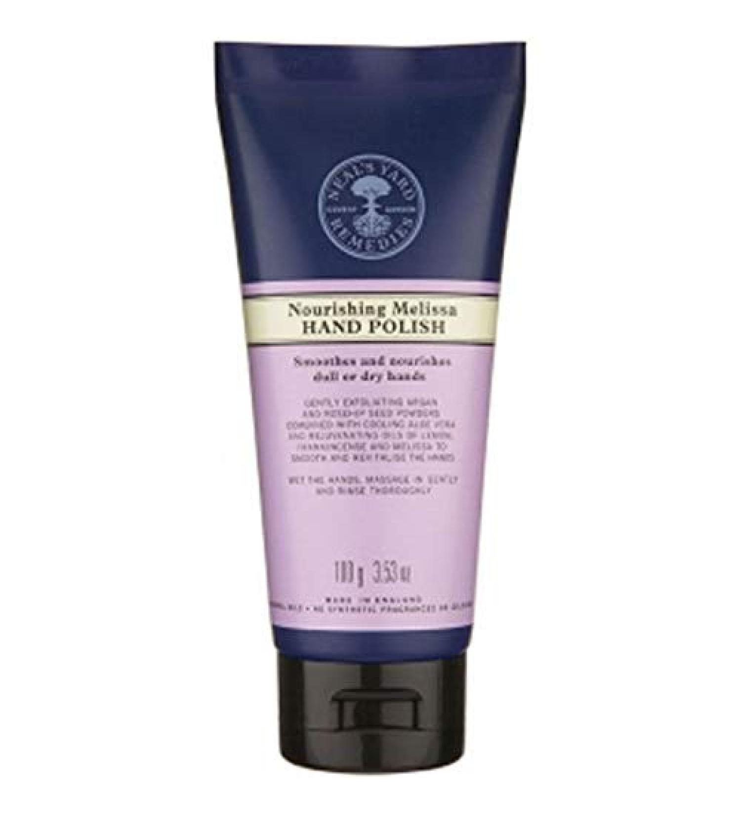 Neal's Yard Remedies Neals Yard Remedies nourishing Melissa Hand Polish 100g gentle exfoliator Smooth and nourishes dull and dry hands