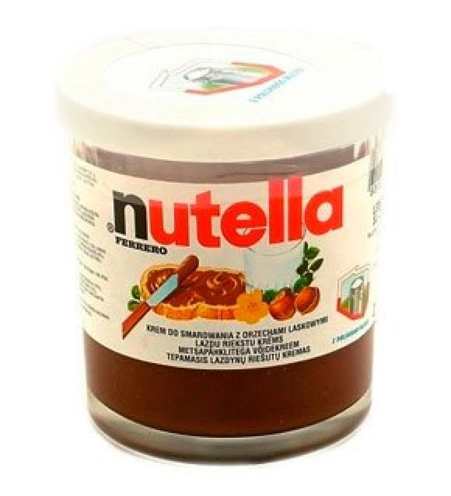 Nutella Hazelnut Spread 200g : Glass Jar - European Import - THE Real Nutella! Bonus Nutella Cake Recipe