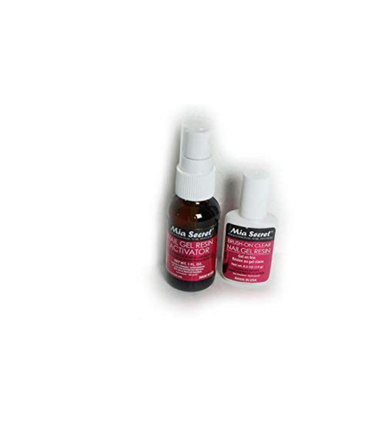Mia Secret Acrylic Dip System Brush on Gel, Glue & Resin Activator, Clear