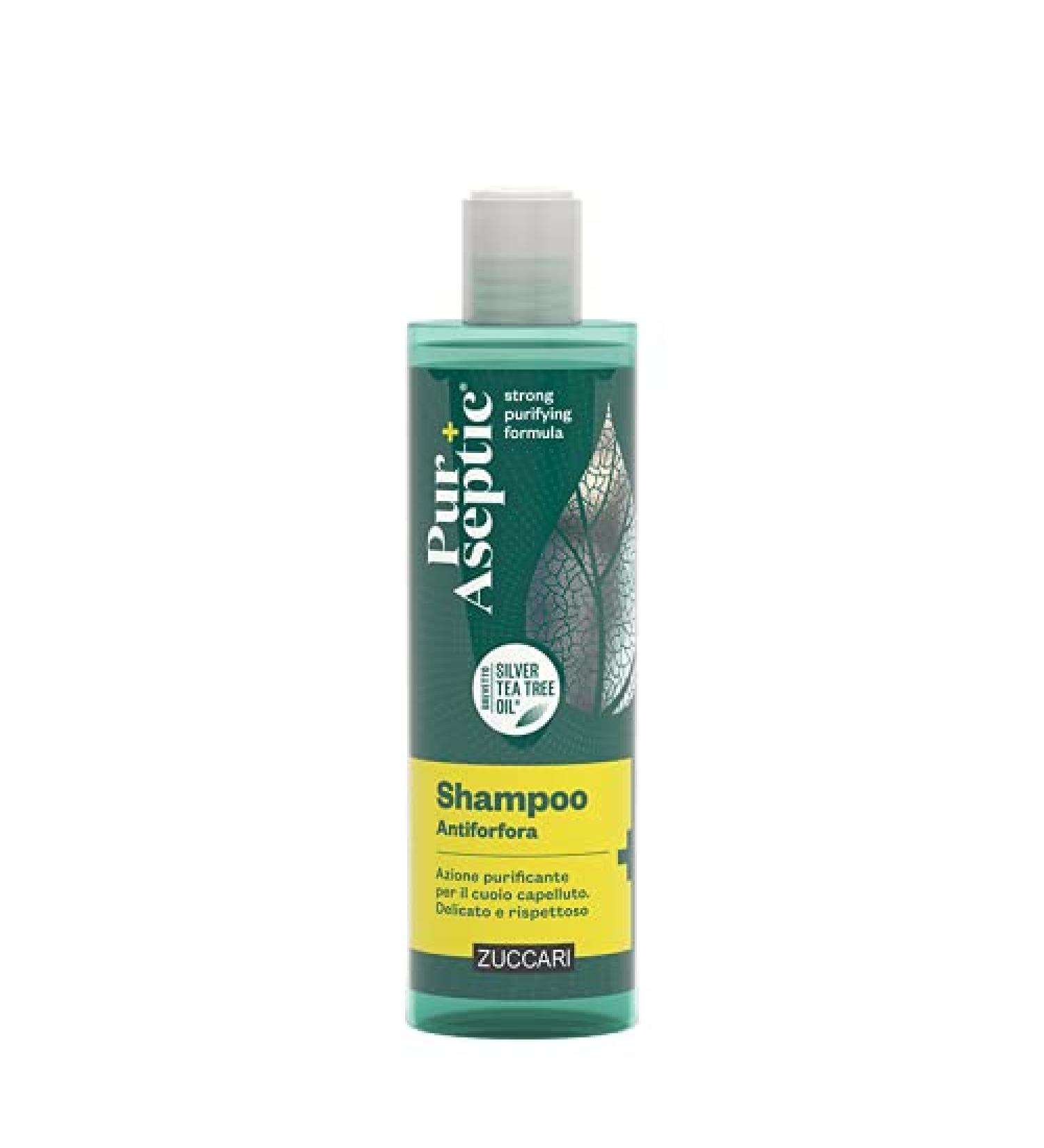 ZUCCARI PURASEPTIC Antiroos Shampoo 200 ml met Silver Tea Tree Oil