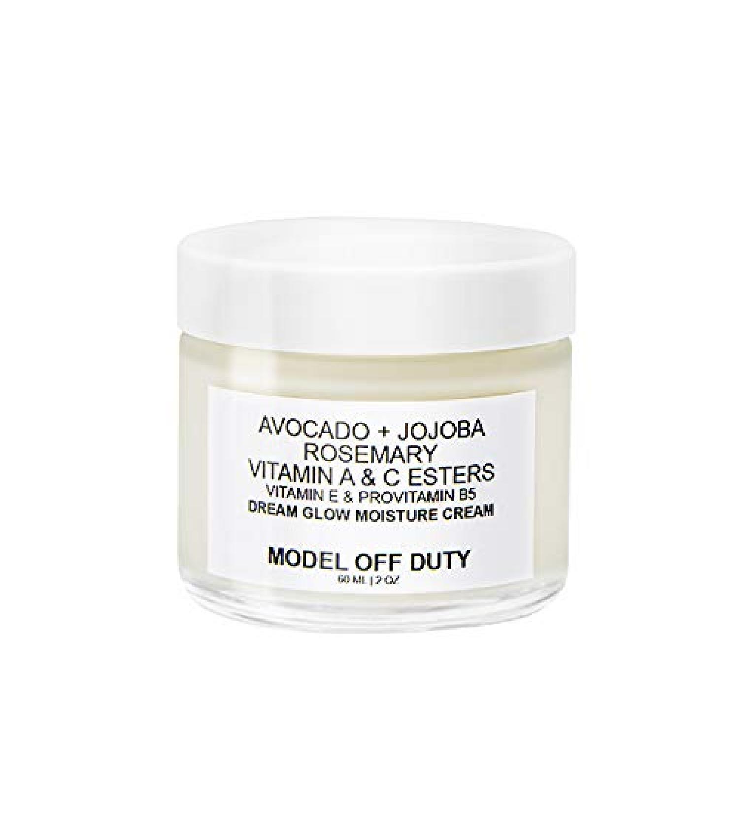 Model off Duty Beauty Dream Glow Moisture Cream - Anti Aging Face & Neck Cream with Vitamin C & E - Natural Moisturizer for Acne Scar Removal, Dark Circles & Wrinkles - 2.0 oz - Buy Online on GoSupps.com