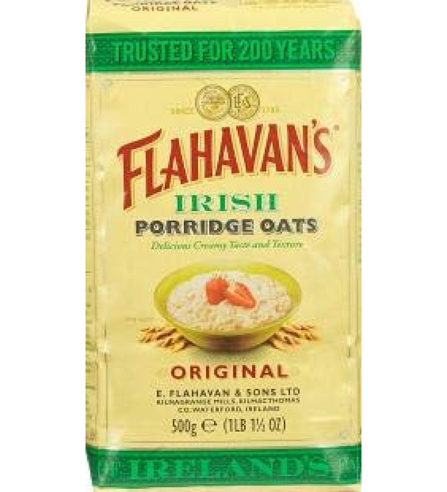 Flahavans Irlandais Bouillie D'Avoine 500G De C r ales