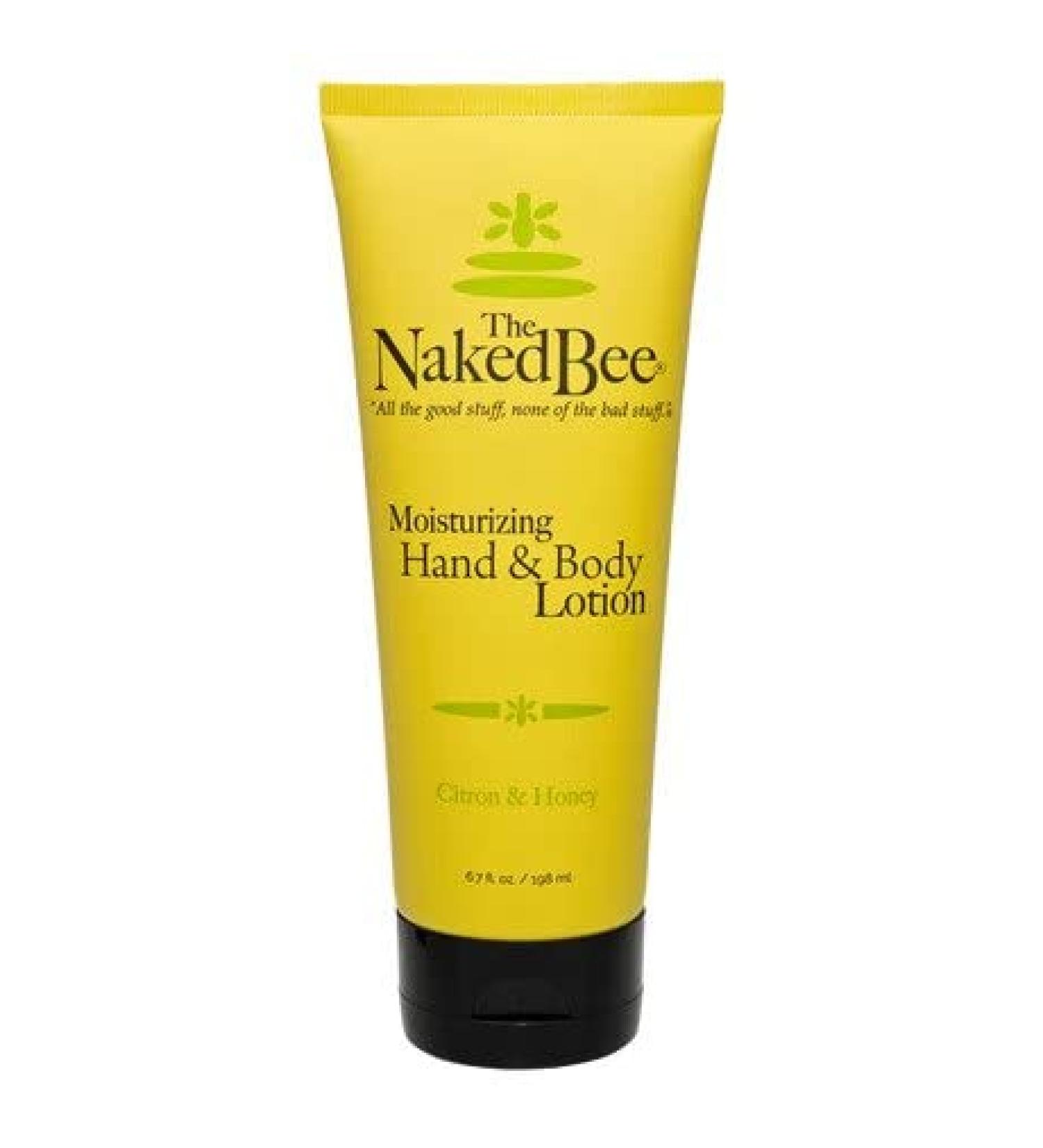 The Naked Bee Citron & Honey Hand & Body Lotion 6.7 Fl Oz - Moisturizing Formula - Buy Online on GoSupps.com