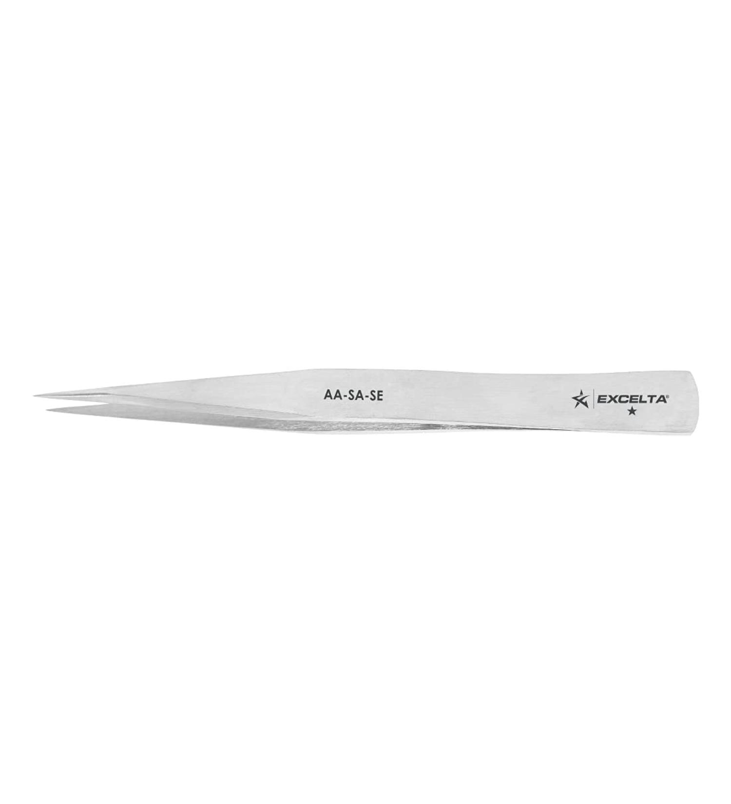 Excela Tweezer Medium Pointed Stainless Steel 5 - Precision Tweezers - Buy Online on GoSupps.com