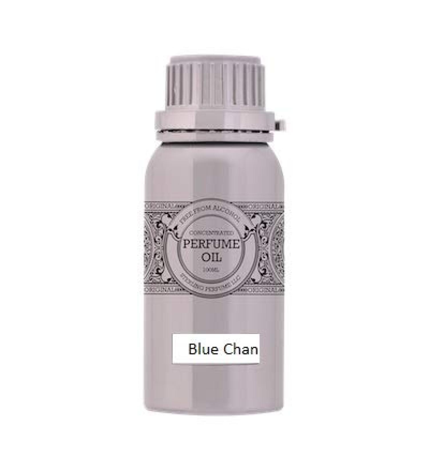 Hamidi Blue Chan Pure Concentrated Perfume Oil 100 ml / 3.4 oz Attar (Ittar) For Men Alcohol Free Fresh Fragrance (Blue Chan)