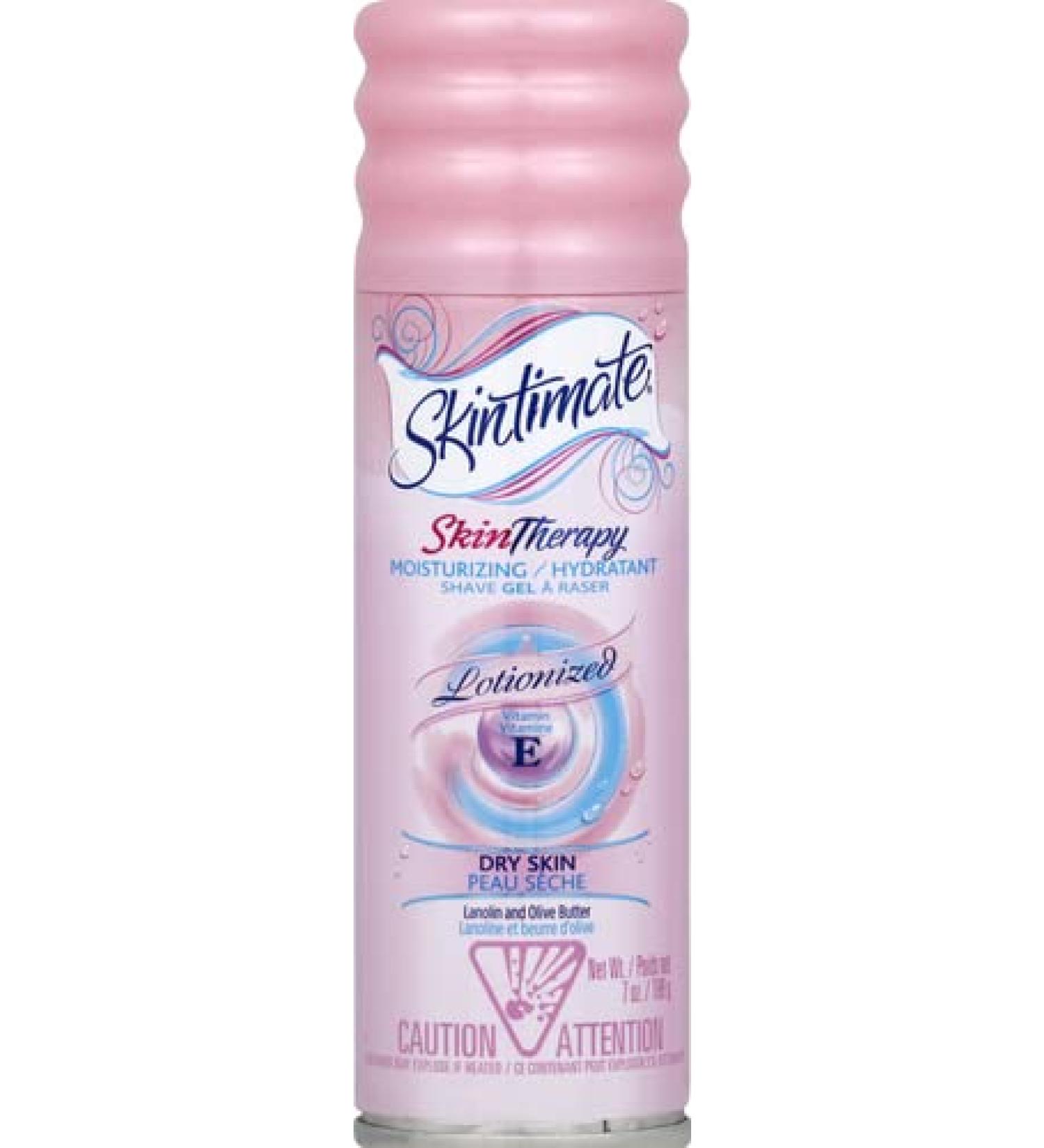 Skintimate Skin Therapy Dry Skin Womens Moisturizing Shave Gel, 198g