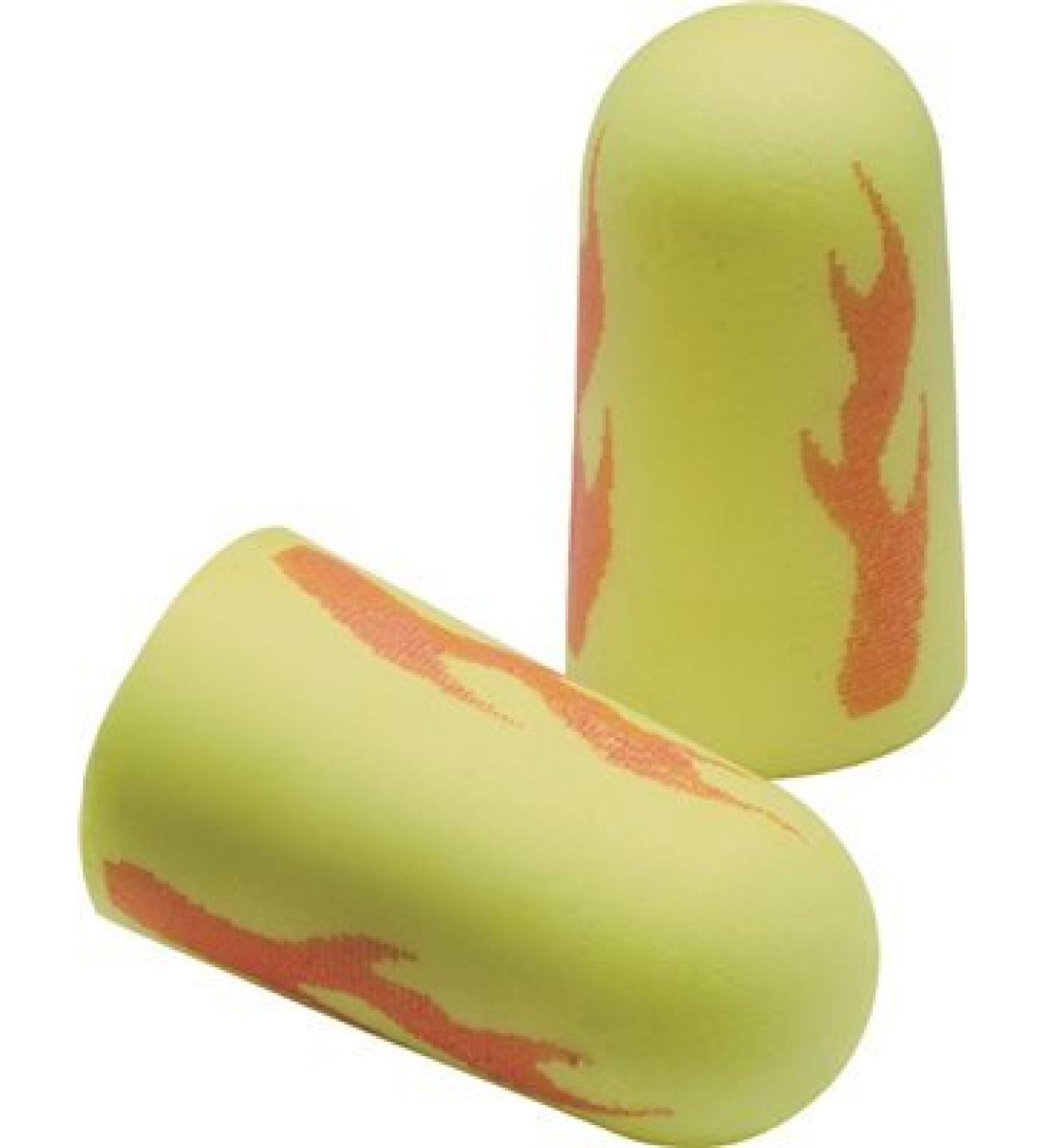 3M 10080529120653 312-1252 E-A-Rsoft Yellow Neon Blasts Disposable Uncorded Earplugs One Size Fits All (Pack of 200)
