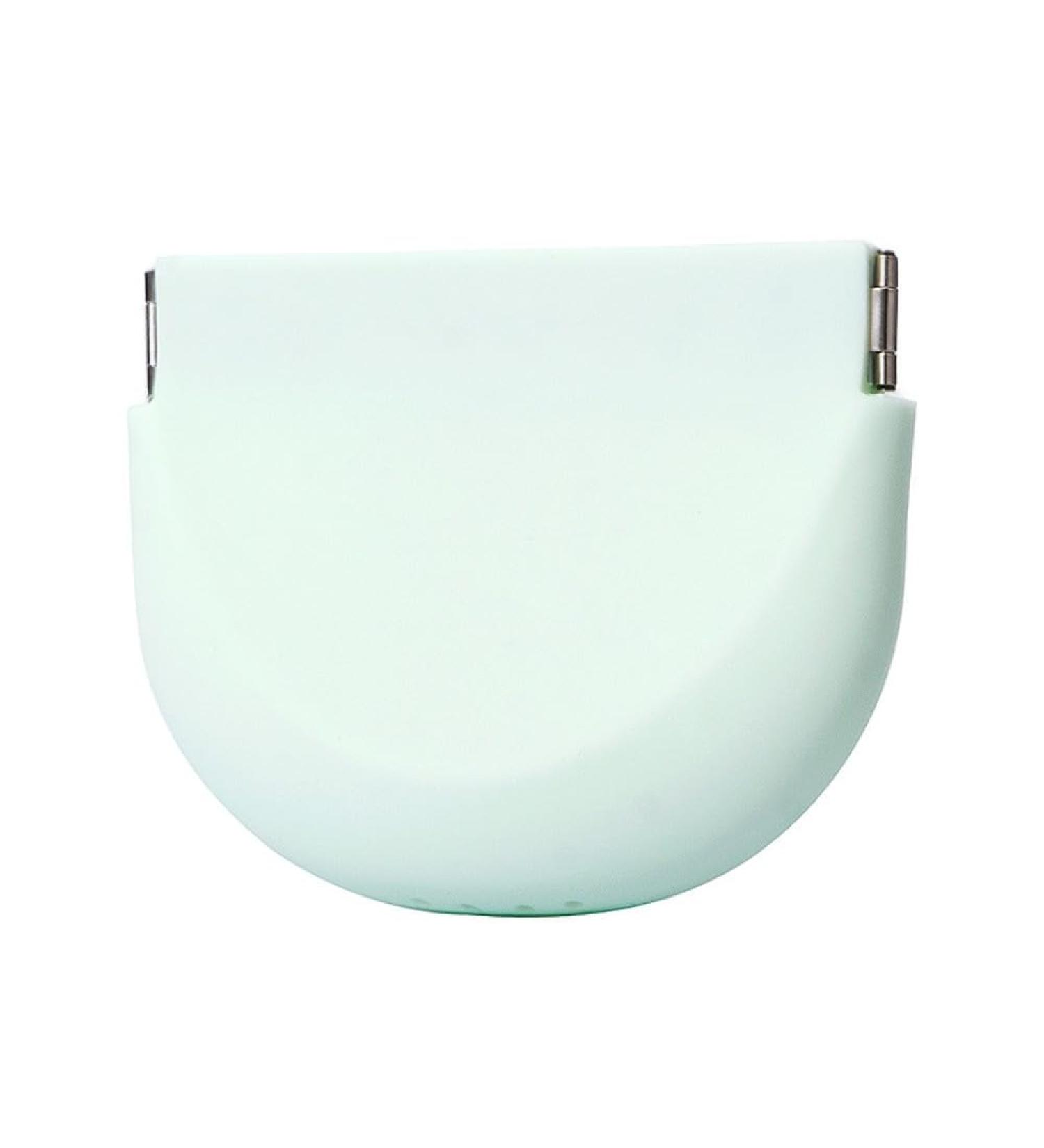 Sleek Soft Silicone Retainer Holder - Stylish Portable Case for Invisalign & Night Guards | Mint Green - Buy Online on GoSupps.com