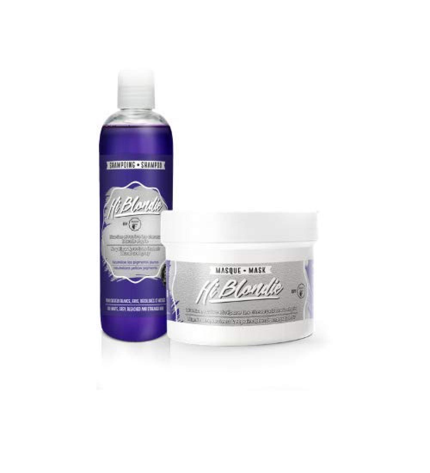 Shampoo 250ml & Mask 300ml Hi Blondie BY MELI-TIF - Buy Online on GoSupps.com