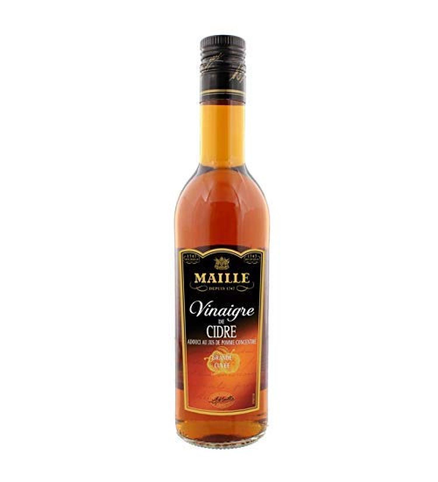 MAILLE - Grande Cuvée Cider Vinegar 50Cl - Pack of 4 - free delivery