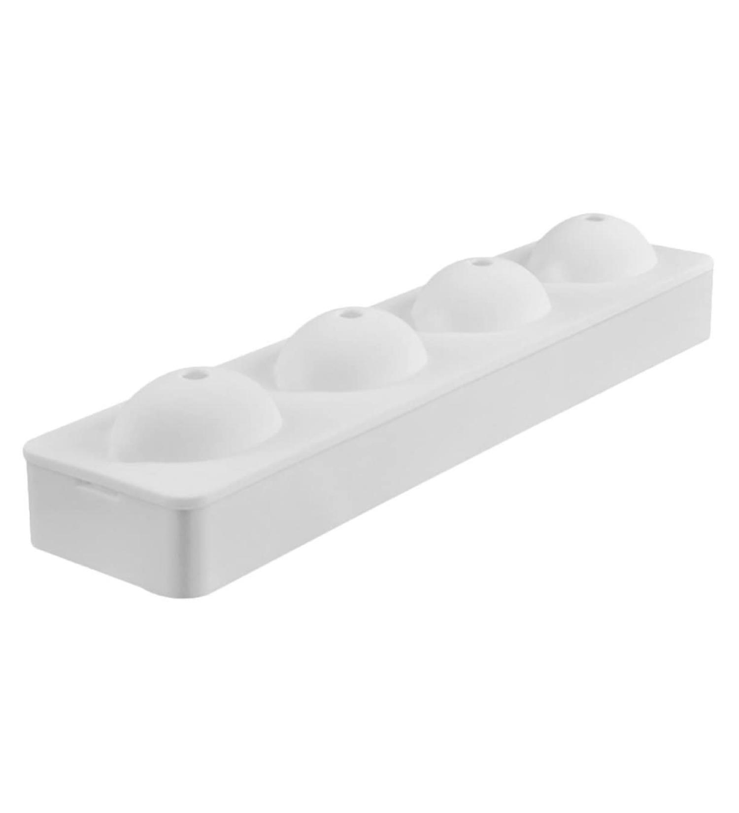 HOMSFOU Brownie Pan with Dividers Silicone Sphere Biscuit Molds Baking Round Dessert Molds Baking Silicone Molds Chocolate Dessert Silicone Cake Molds Bakery White Silica Gel Mousse Pie 3D - Buy Online on GoSupps.com