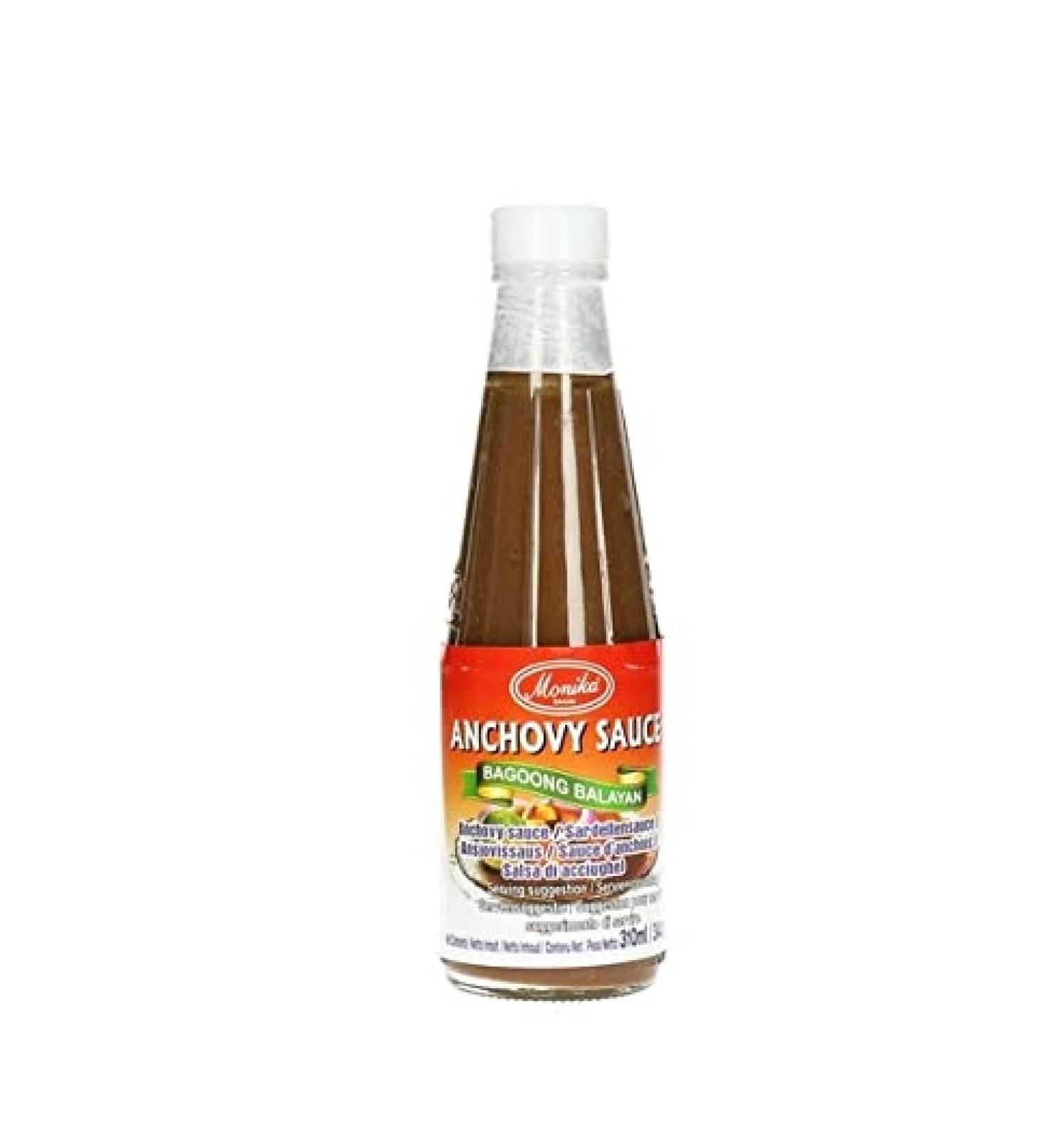 Monika - Bagoong Balayan- Fermented Fish Sauce - Important ingredient for the preparation of Pad Thai - Asian Product - 310 Ml