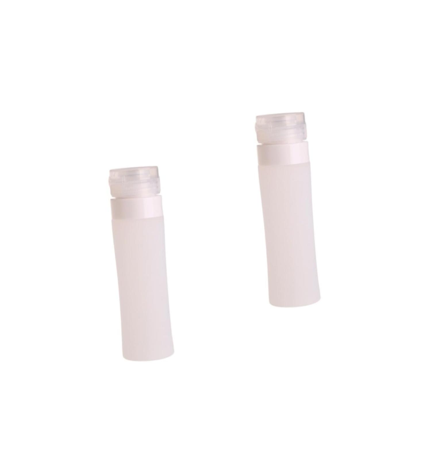 Beaupretty Travel Soap Make empty squeeze bottle empty make compact Sample Jars Empty Silicone Bottle empty make containers Refillable Bottle Container cosmetic jars white dispenser make - Buy Online on GoSupps.com